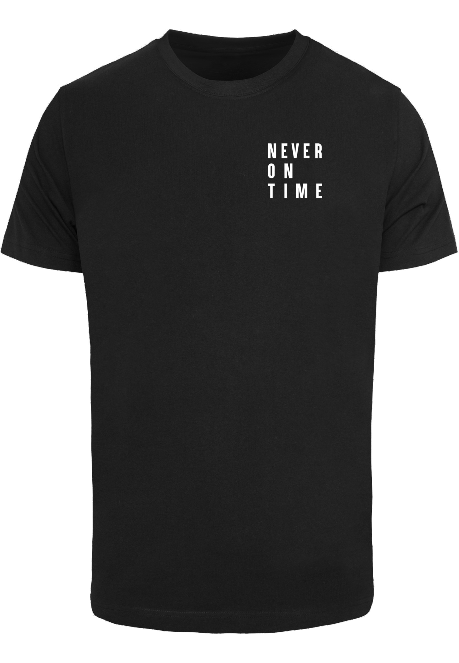 MisterTee Kurzarmshirt "MisterTee Herren Never On Time Tee" 1 Stk.