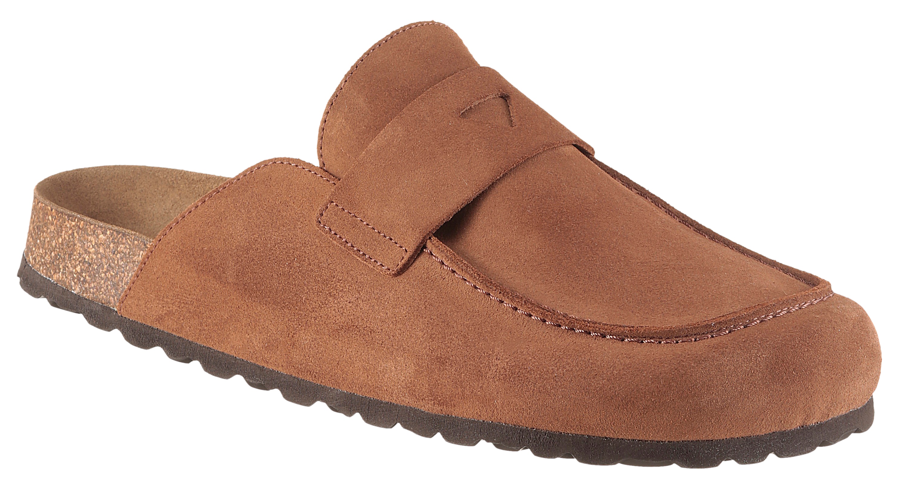 Mans World Clog Schlappen, Sommerschuh, Hausschuh mit ergonomisch geformtem Fußbett