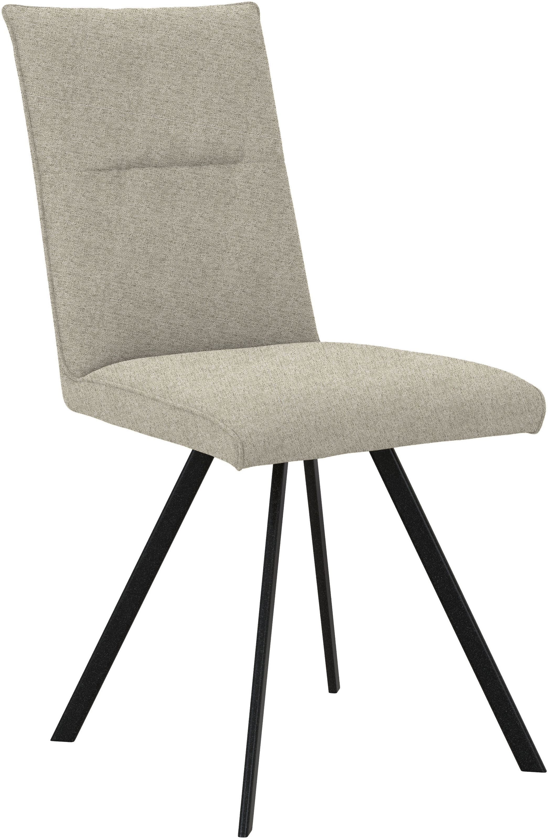 Home affaire 4-Fußstuhl "Sava", (Set), 2 St., Struktur, Metallgestell günstig online kaufen