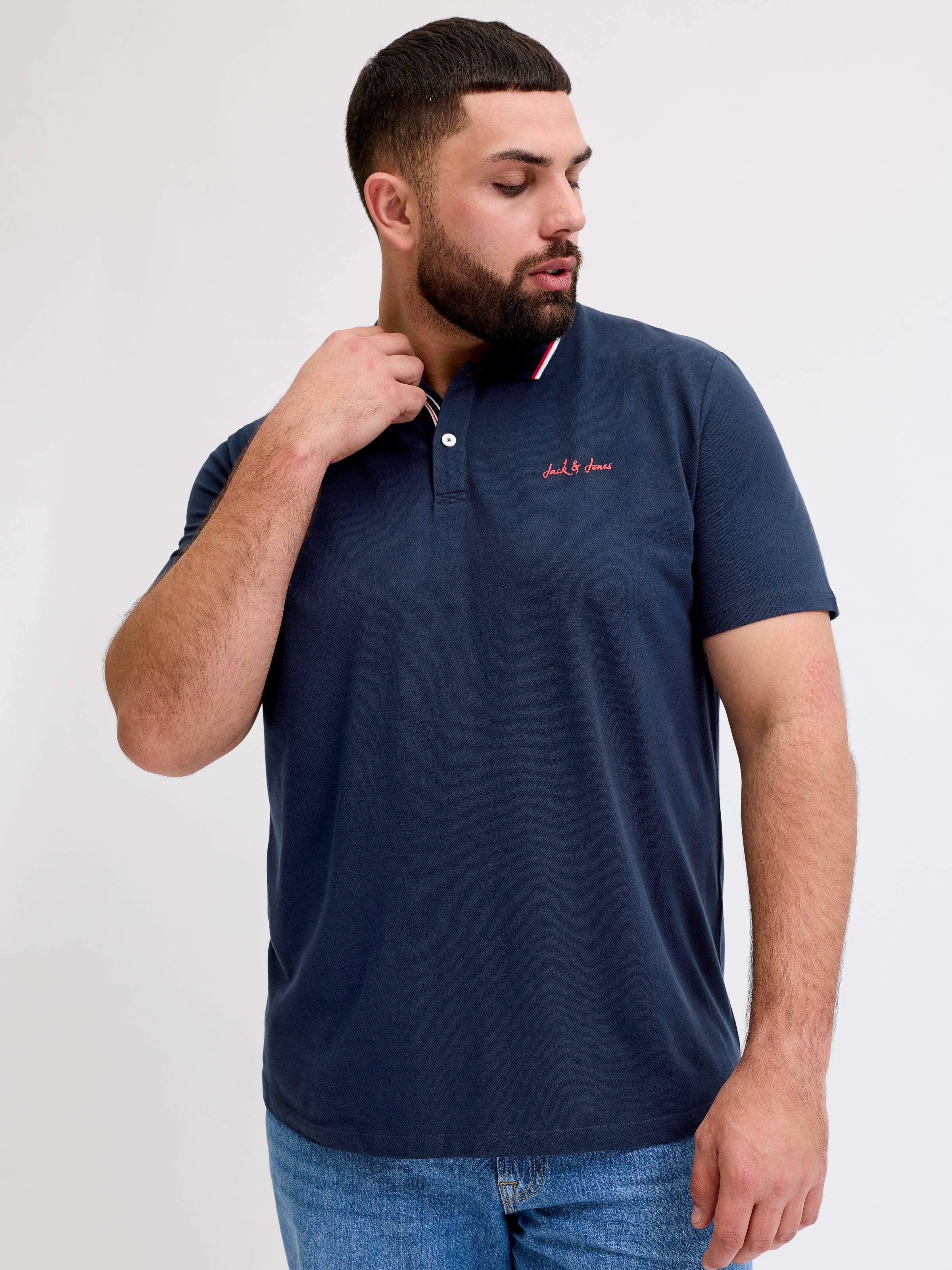 Jack & Jones PlusSize Poloshirt "JJBLAZE POLO SS PLS" günstig online kaufen