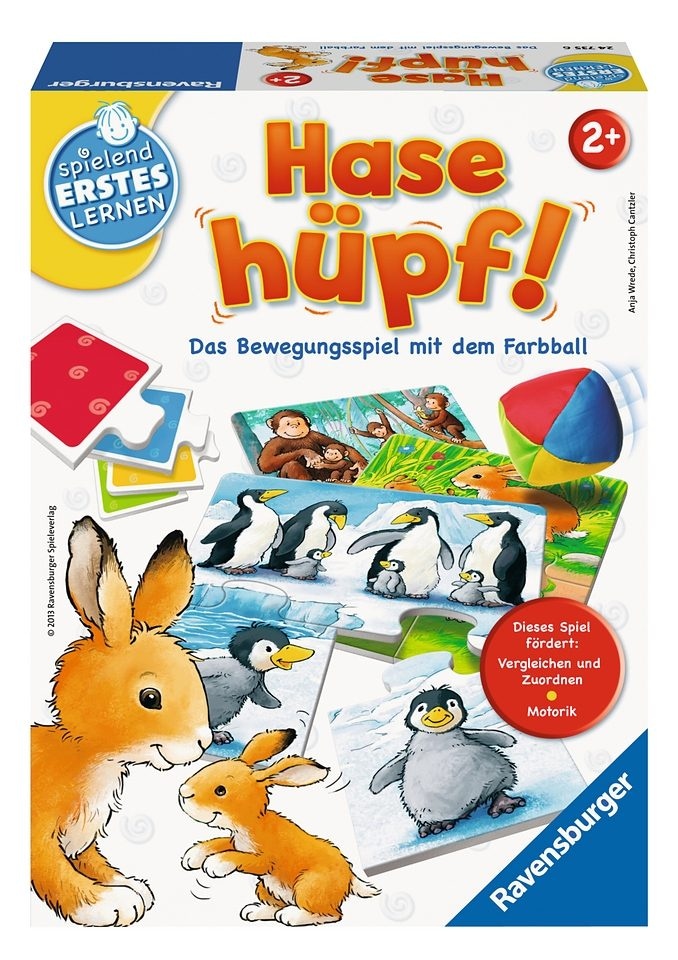 Ravensburger Spiel »Hase hüpf!«, (9 tlg.), Made in Europe, FSC® - schützt Wald - weltweit