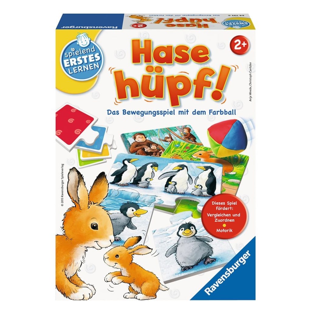 Ravensburger Spiel »Hase hüpf!«, (9 tlg.), Made in Europe, FSC® - schützt Wald - weltweit