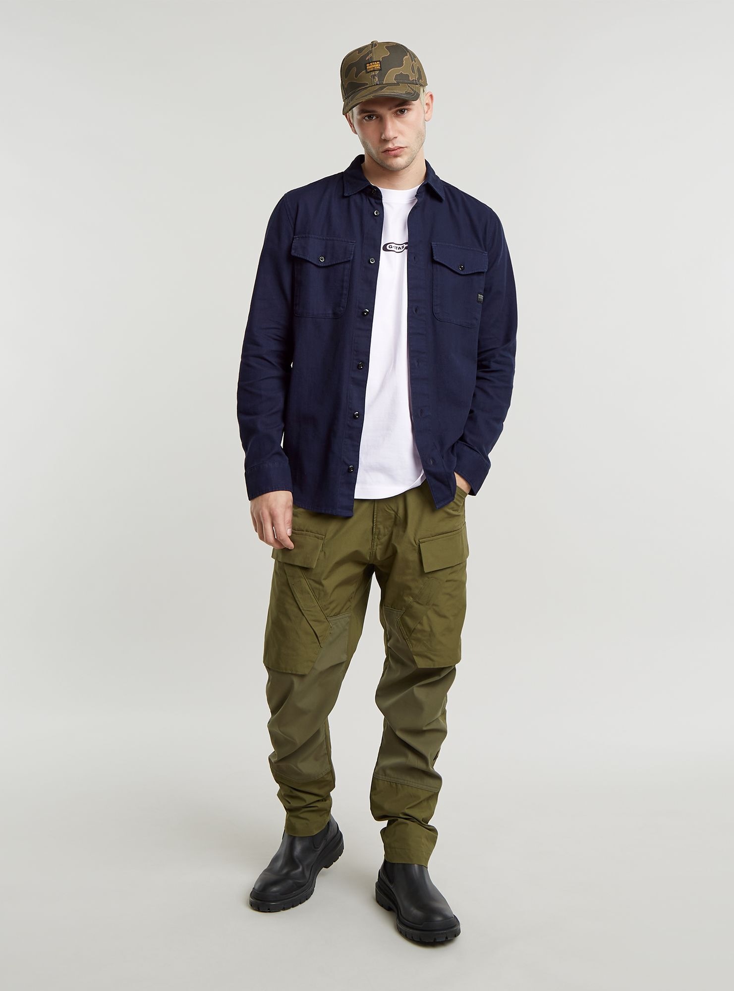 G-STAR Langarmshirt »Marine Slim Hemd«