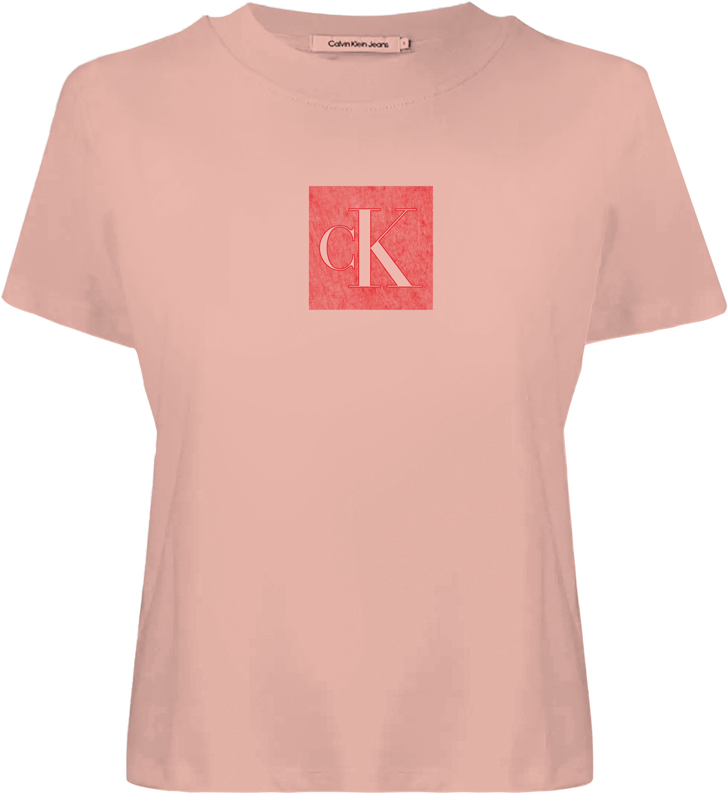 Calvin Klein Jeans T-Shirt "CLASSIC FIT MONOGRAM TEE" Regular fit mit Rundh günstig online kaufen