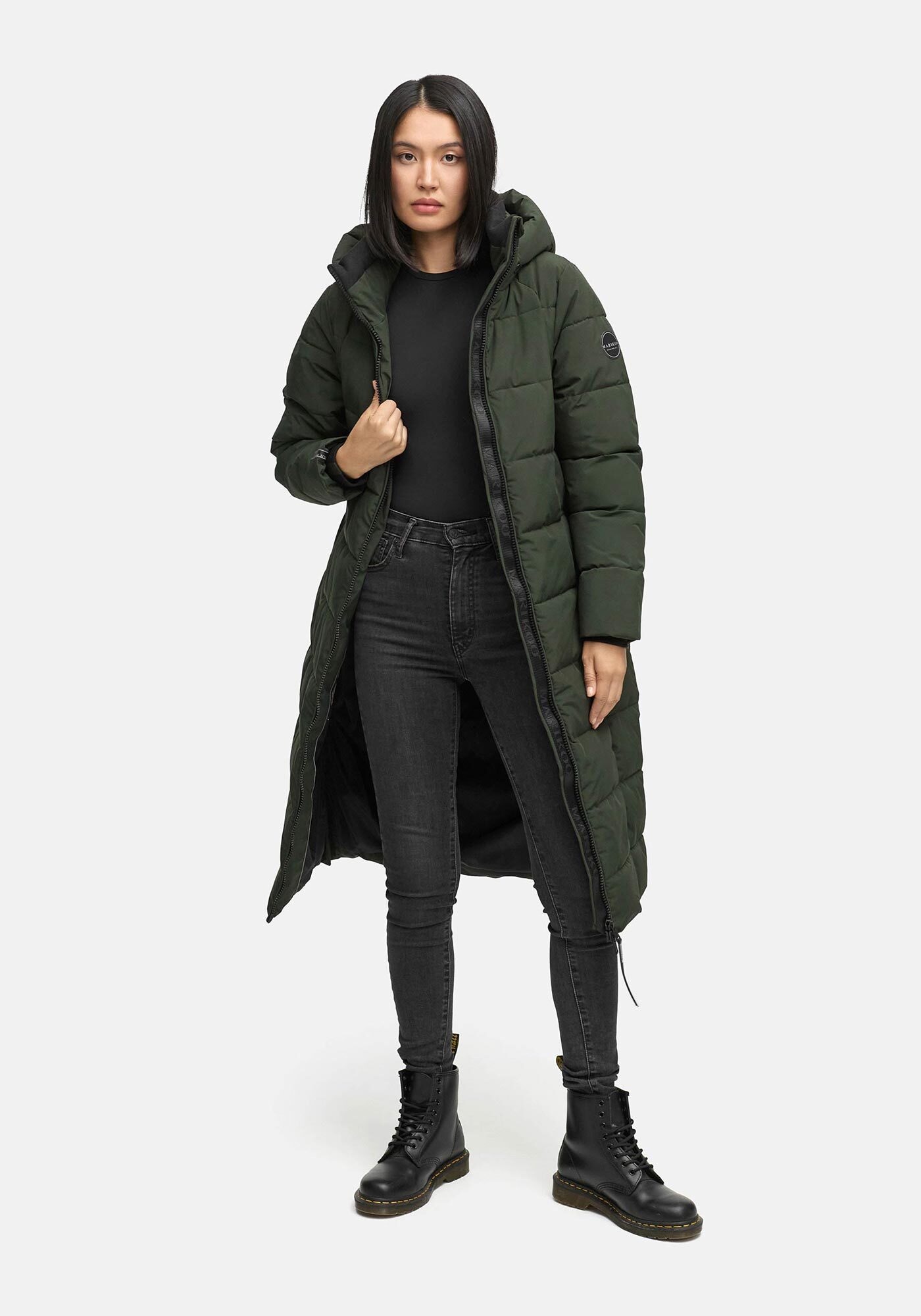 Marikoo Winterjacke »Lanitaa«, Windschutz durch hochschließenden Kragen