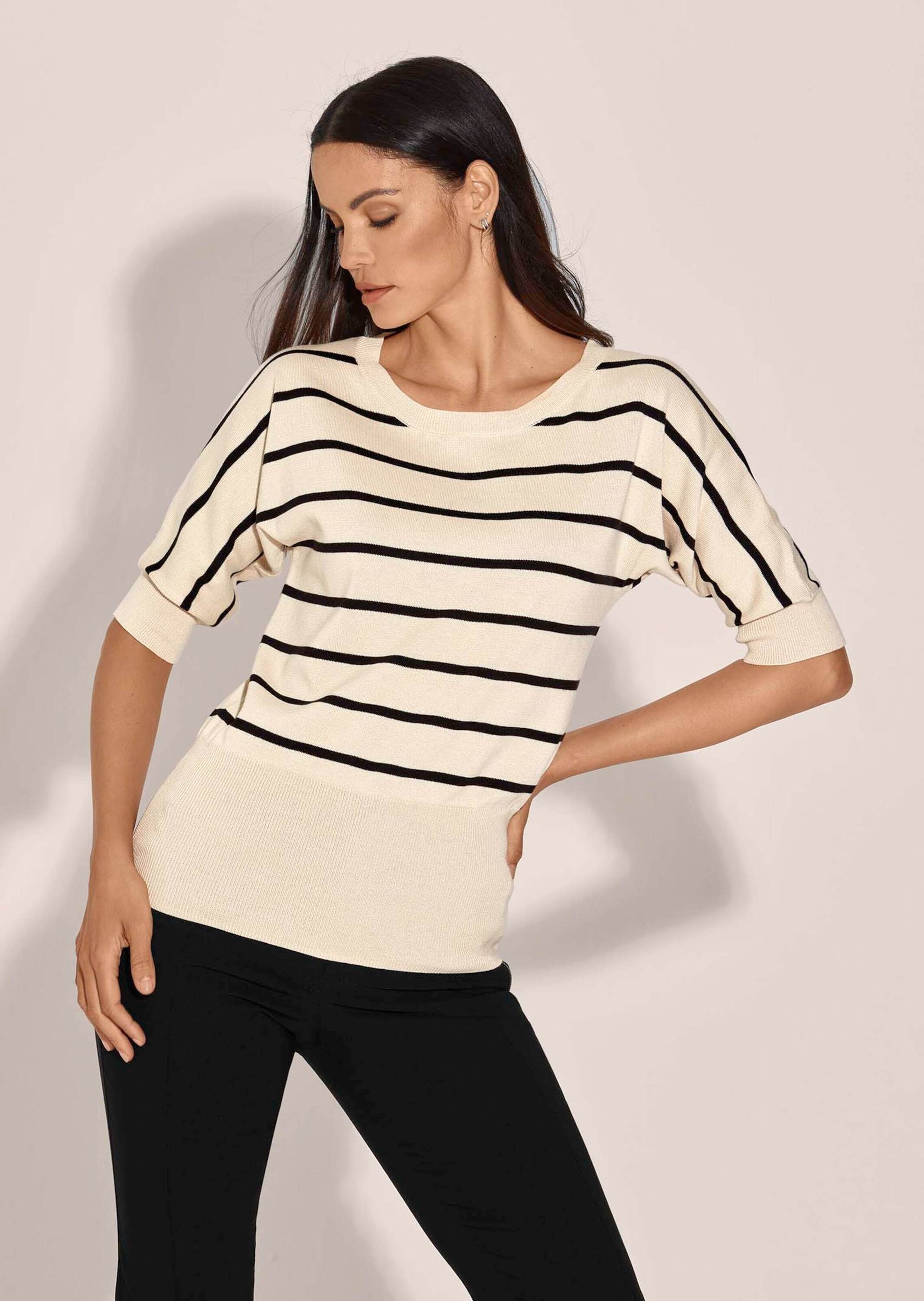 MADELEINE Longpullover "Strickpullover Ringelpullover im maritimen Look" ho günstig online kaufen