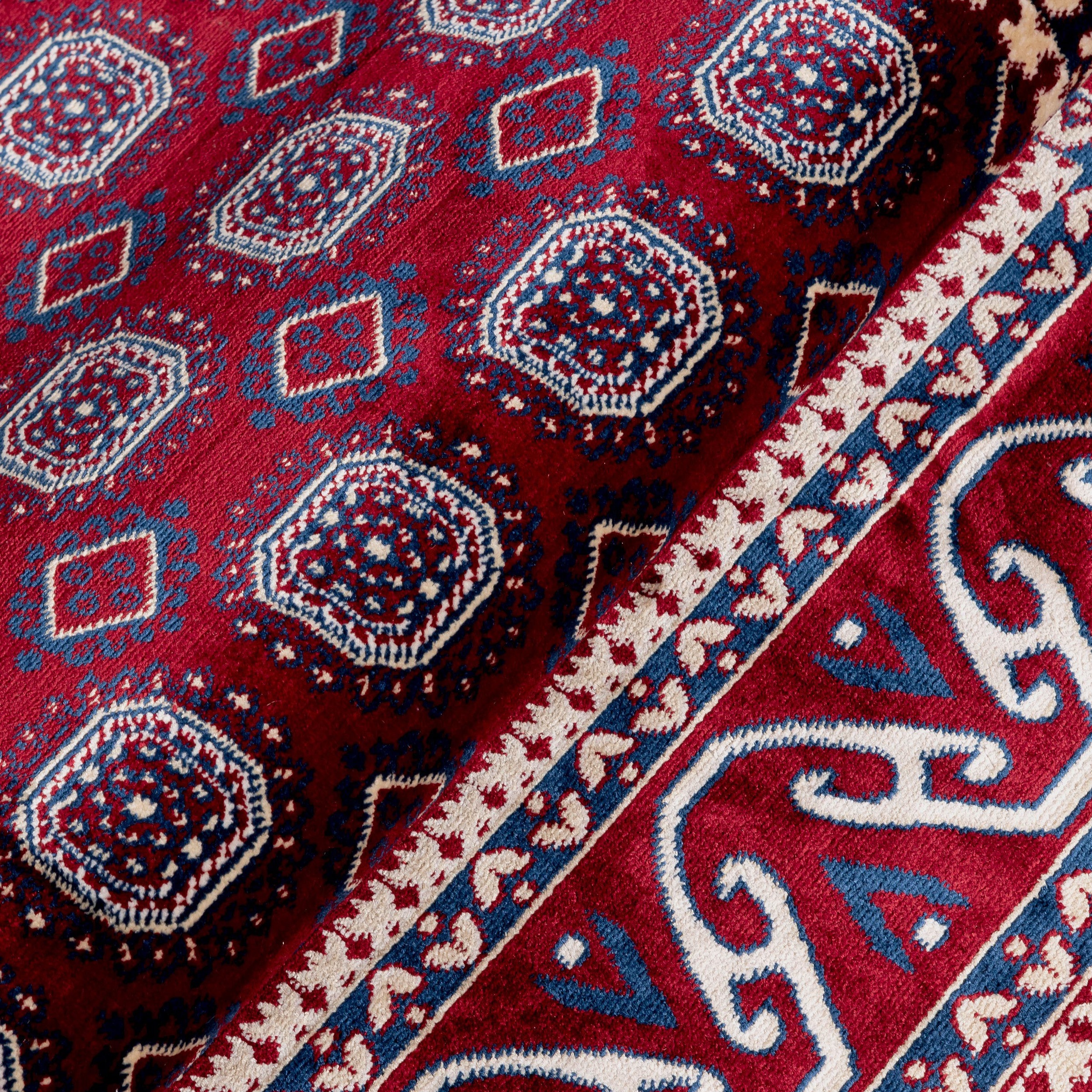 Sehrazat Teppich »Ornament 1358«, rechteckig, 10 mm Höhe, Kurzflor, Orient Ornament Optik, edler Glanz, weicher Flor