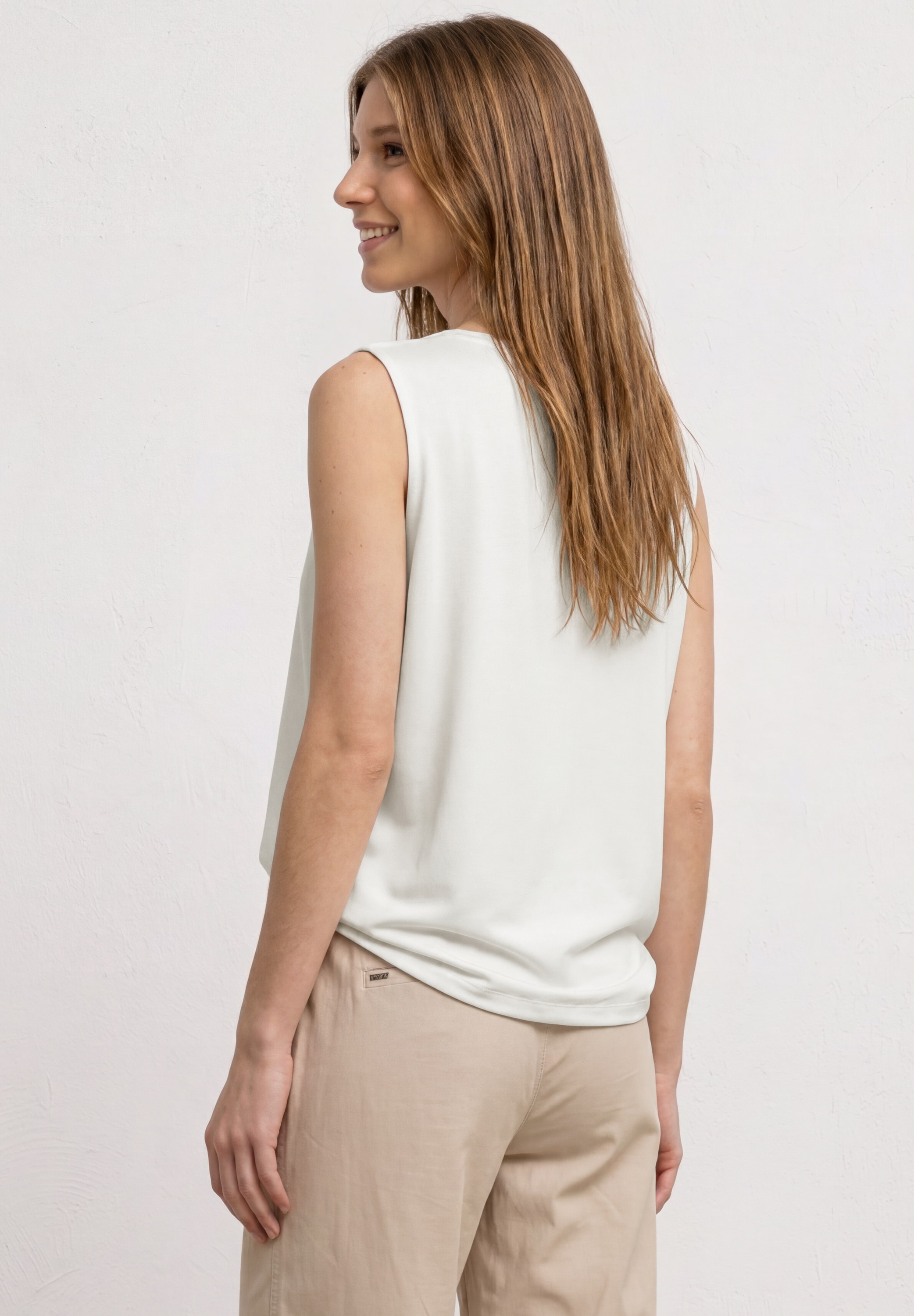 STREET ONE Shirttop aus stretchigem Viskosematerial