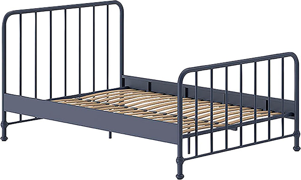 Bronxx lit blue denim mat 140x200cm