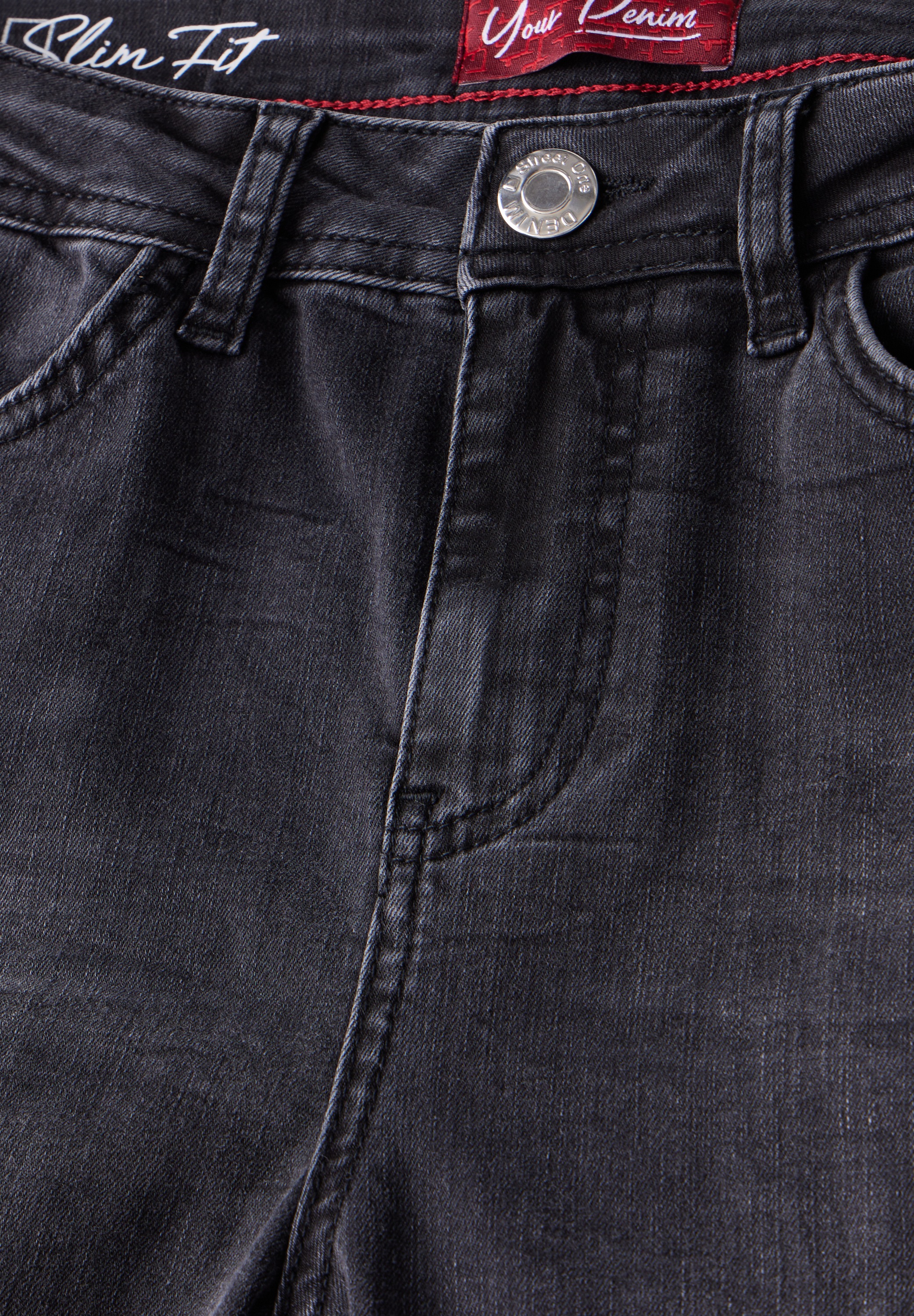 STREET ONE Bootcut-Jeans, High Waist