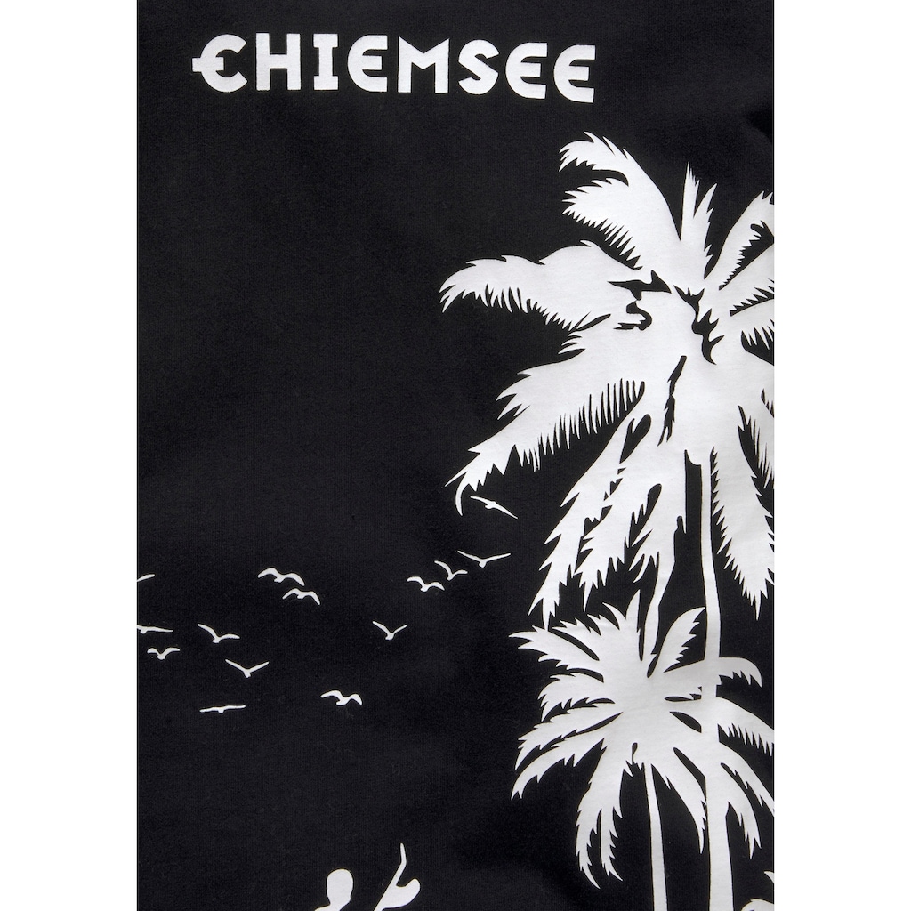 Chiemsee T-Shirt »mit Palmendruck«