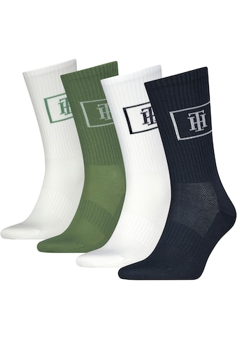 Sportsocken »CREW SOCK MONOGRAM LOCKER ROOM«, (4 Paar)