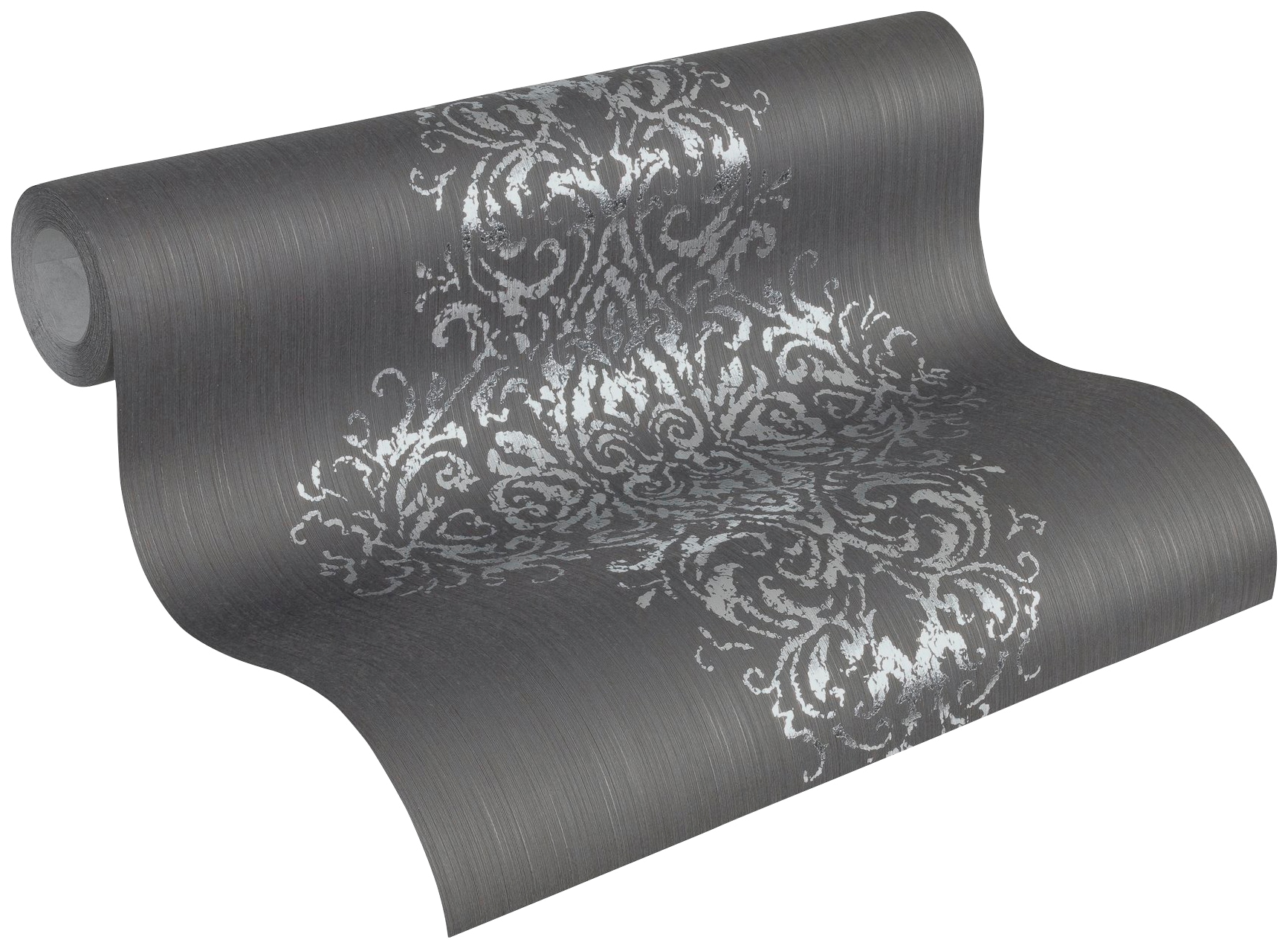 Architects Paper Textiltapete »Luxury wallpaper« Barock | gemustert | ornamental leicht strukturiert Textil Tapete Barock Metallic Effekt Tapeten Wohnzimmer Schlafzimmer