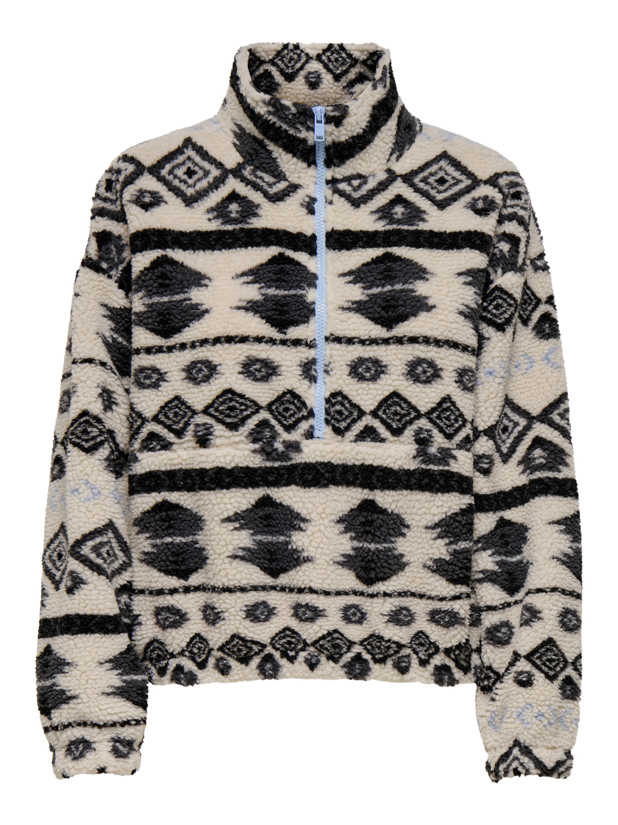 Thumbnail - ONLY Sweatshirt "ONLJANNE AZTEC TEDDY L/S HALFZIP CC SWT"