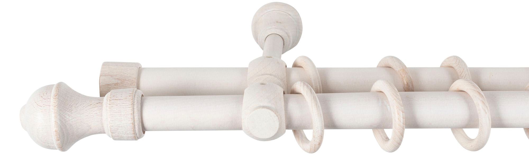 SN DECO GROUP Gardinenstange »Ares«, 2 läufig-läufig, Fixmaß