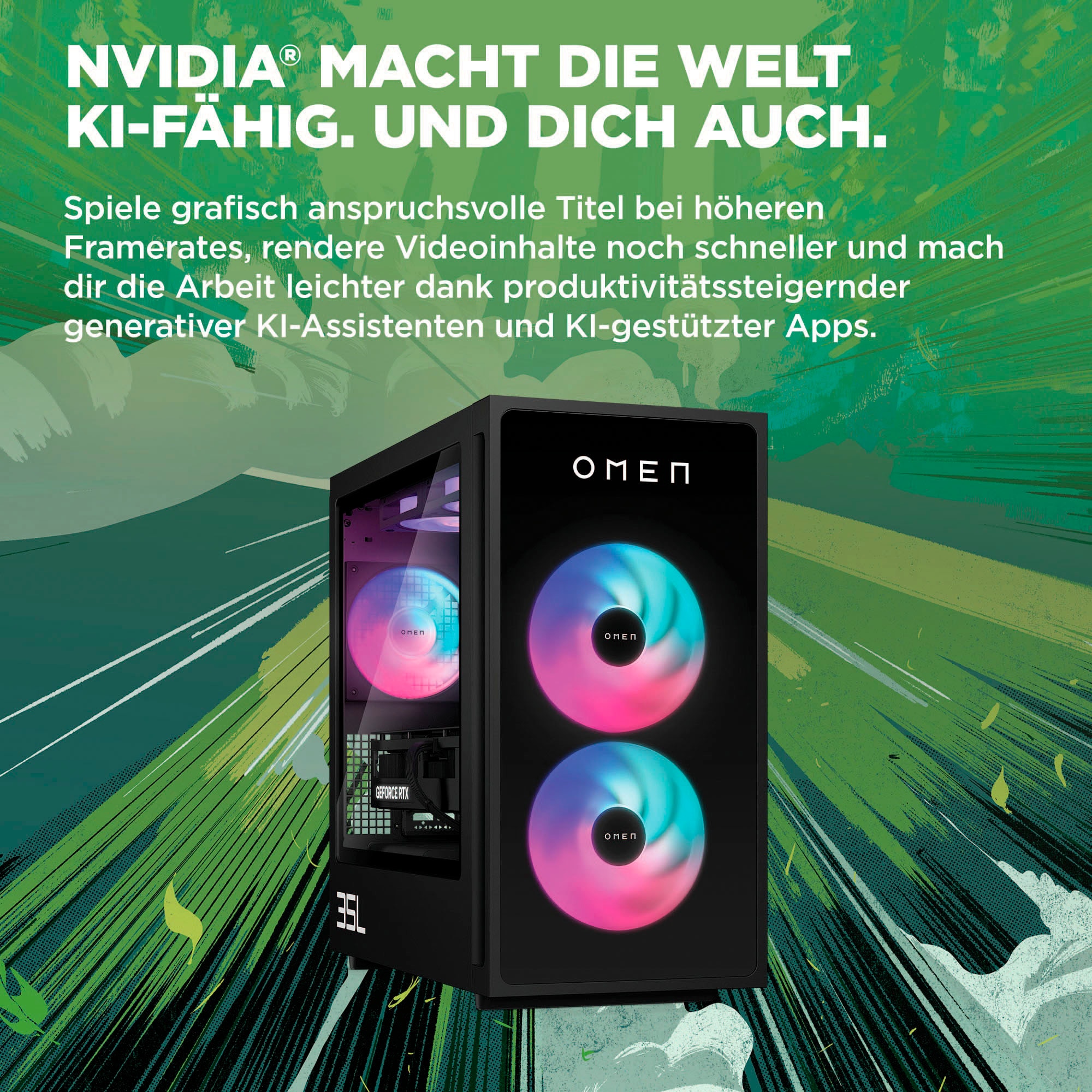 HP Gaming-PC »OMEN 35L GT16-0281ng«