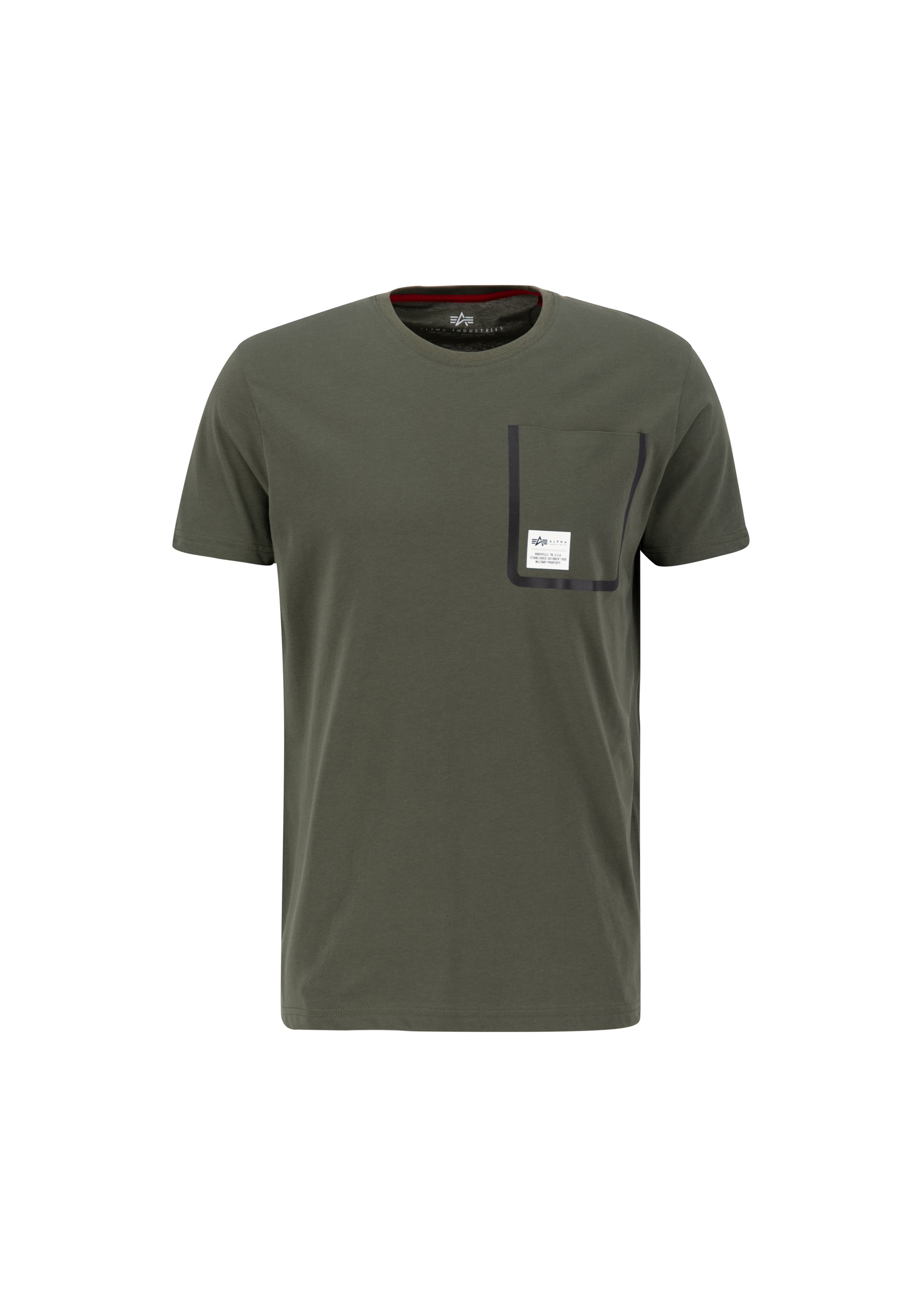 Alpha Industries T-Shirt "Alpha Industries Men - T-Shirts Label Pocket T-Sh günstig online kaufen