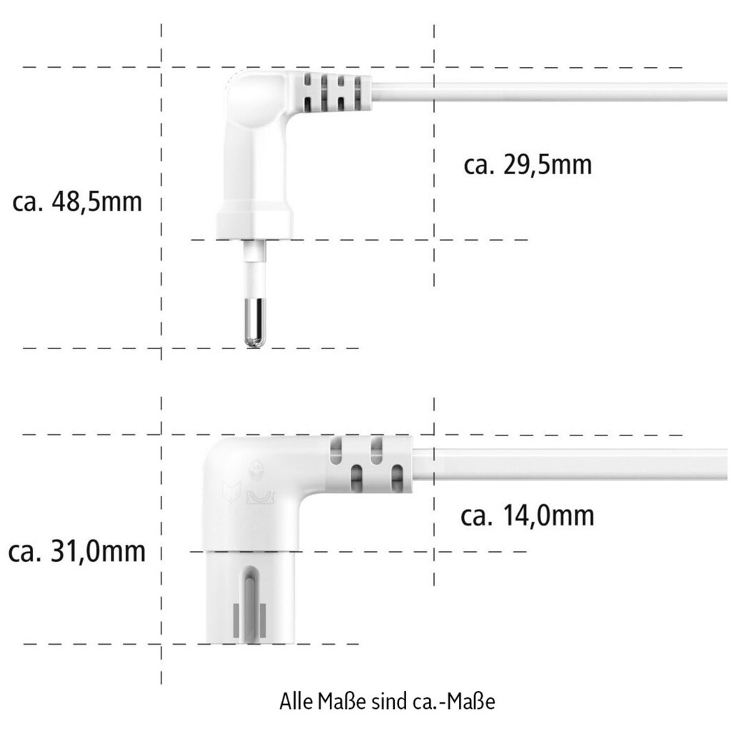 Hama Stromkabel »Sonos PLAY:1/PLAY:5/One (SL)«, 500 cm