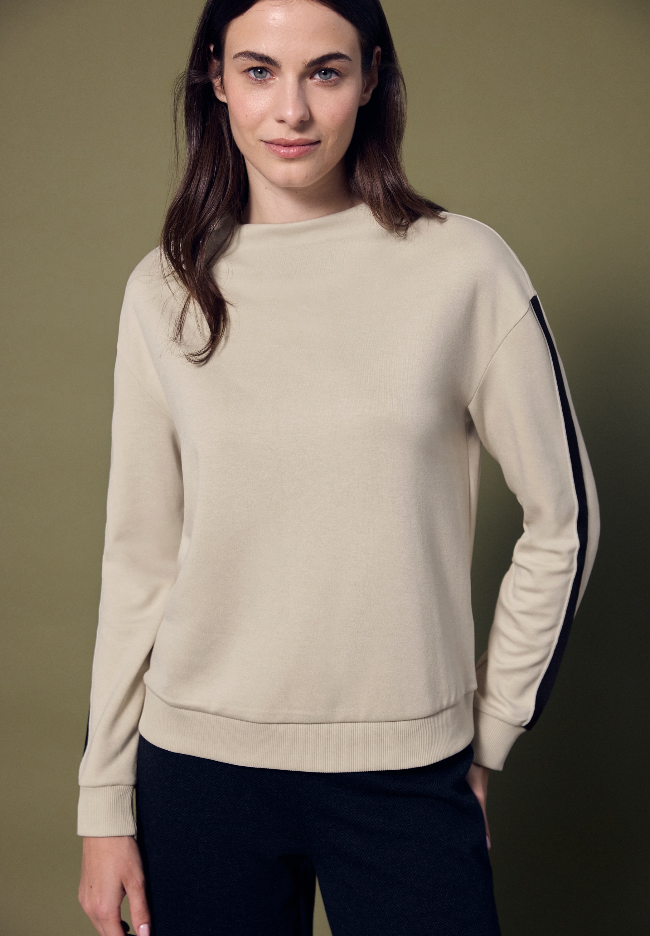 STREET ONE STUDIO Langarmshirt mit Turtleneck