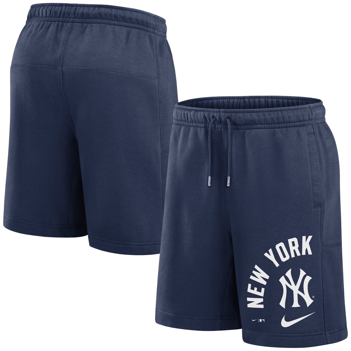 Nike "Nike Shorts New York Yankees Nike Arched Kicker Fleece"