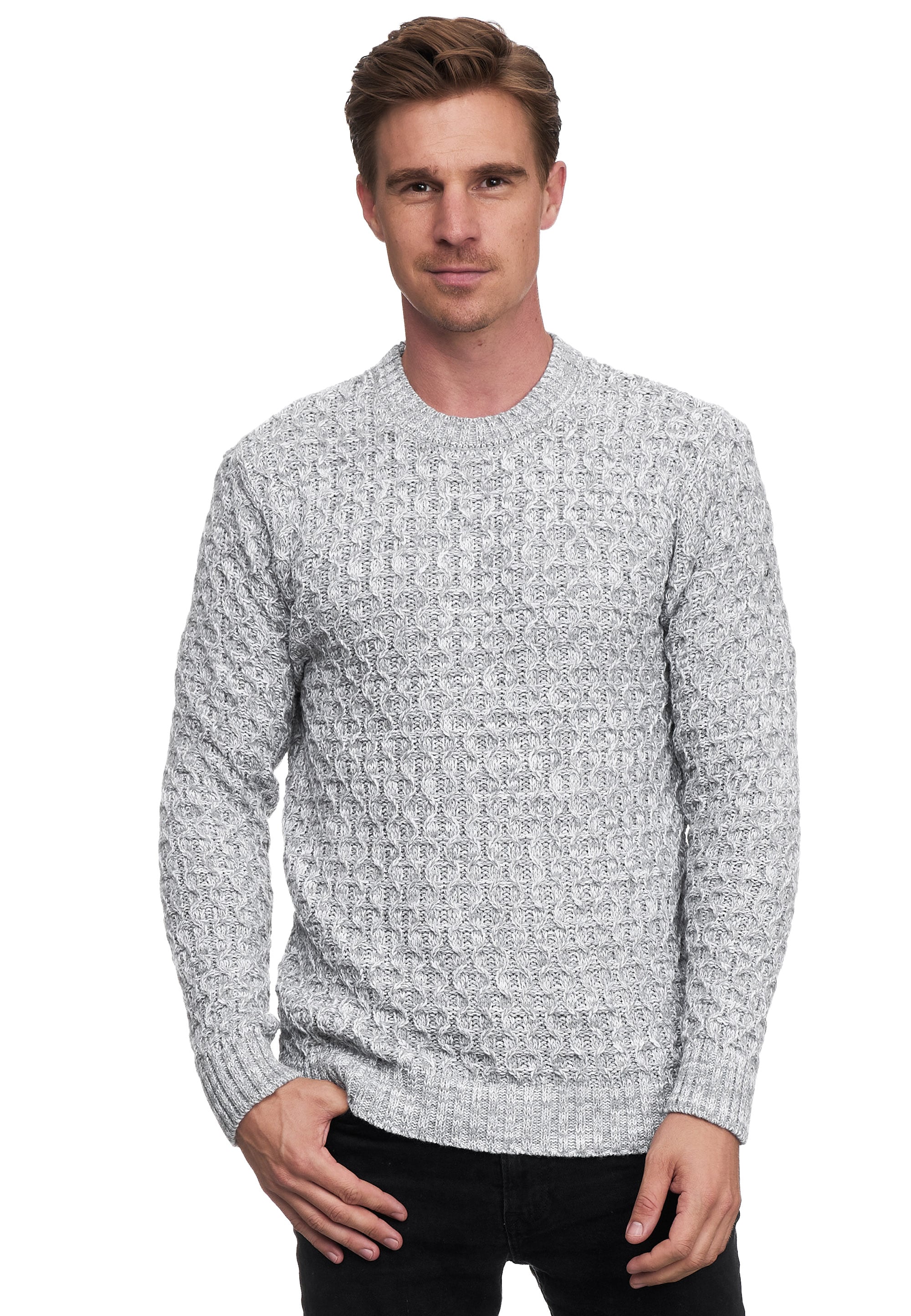 Rusty Neal Strickpullover, mit elegantem Rundhalsausschnitt