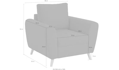 Home affaire Sessel »Blackburn Luxus«, mit besonders hochwertiger Polsterung für bis... kaufen