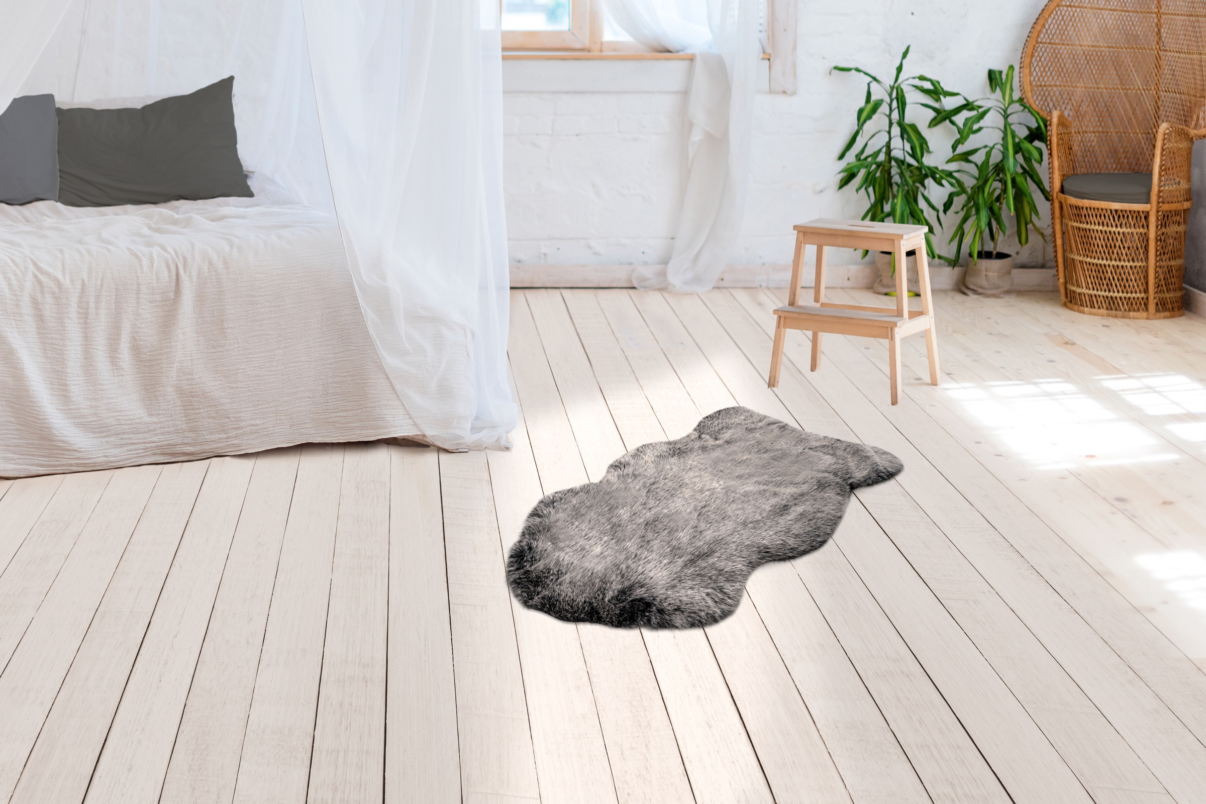 me gusta Teppich »Tender 125« rechteckig 52 mm Höhe Kuscheliger & gemütlicher Teppich, UNI-Farben,Fußbodenheizung geeignet