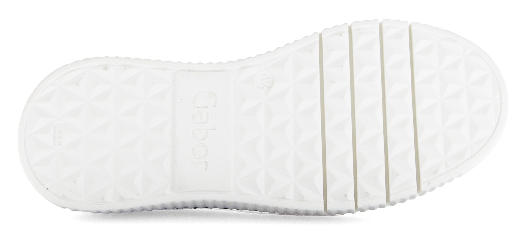 Gabor Plateausneaker, Freizeitschuh, Halbschuh, Schnürschuh mit Kontrast-Rahmennaht