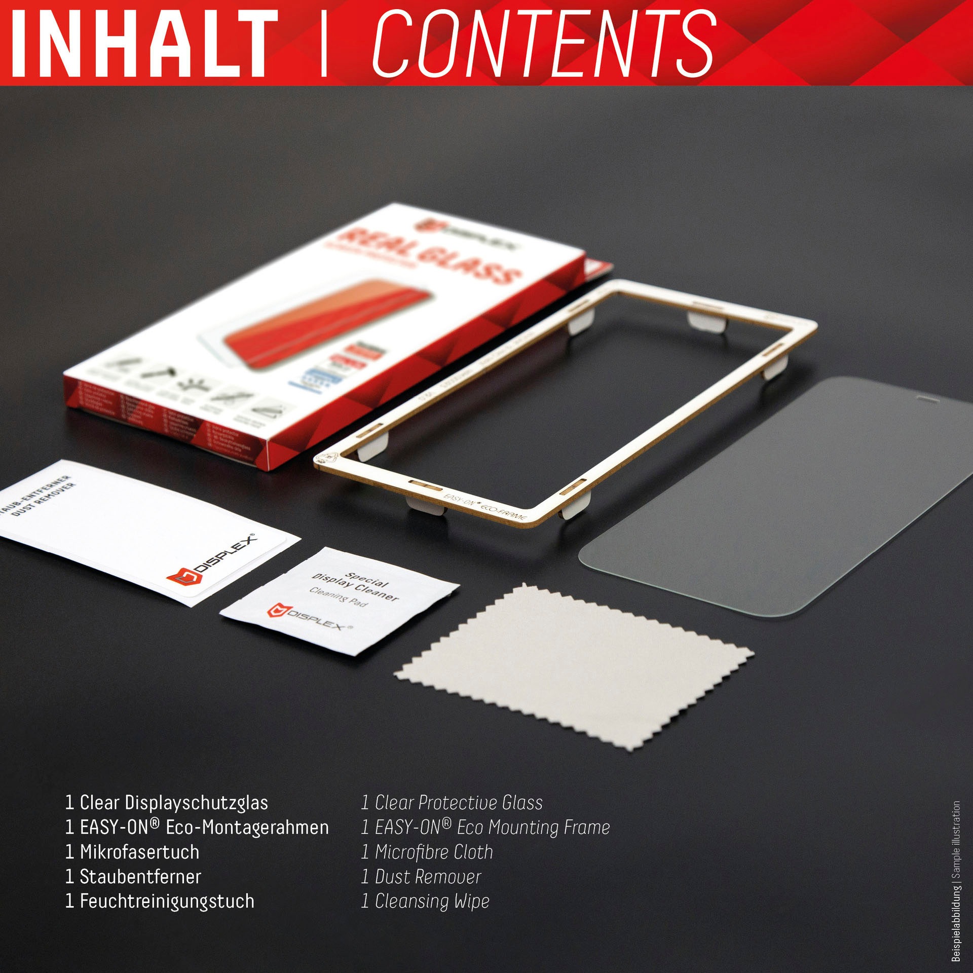 Displex Displayschutzglas »Real Glass - iPhone 14«, für Apple iPhone 13/13 Pro-Apple iPhone 14-Apple iPhone 16e