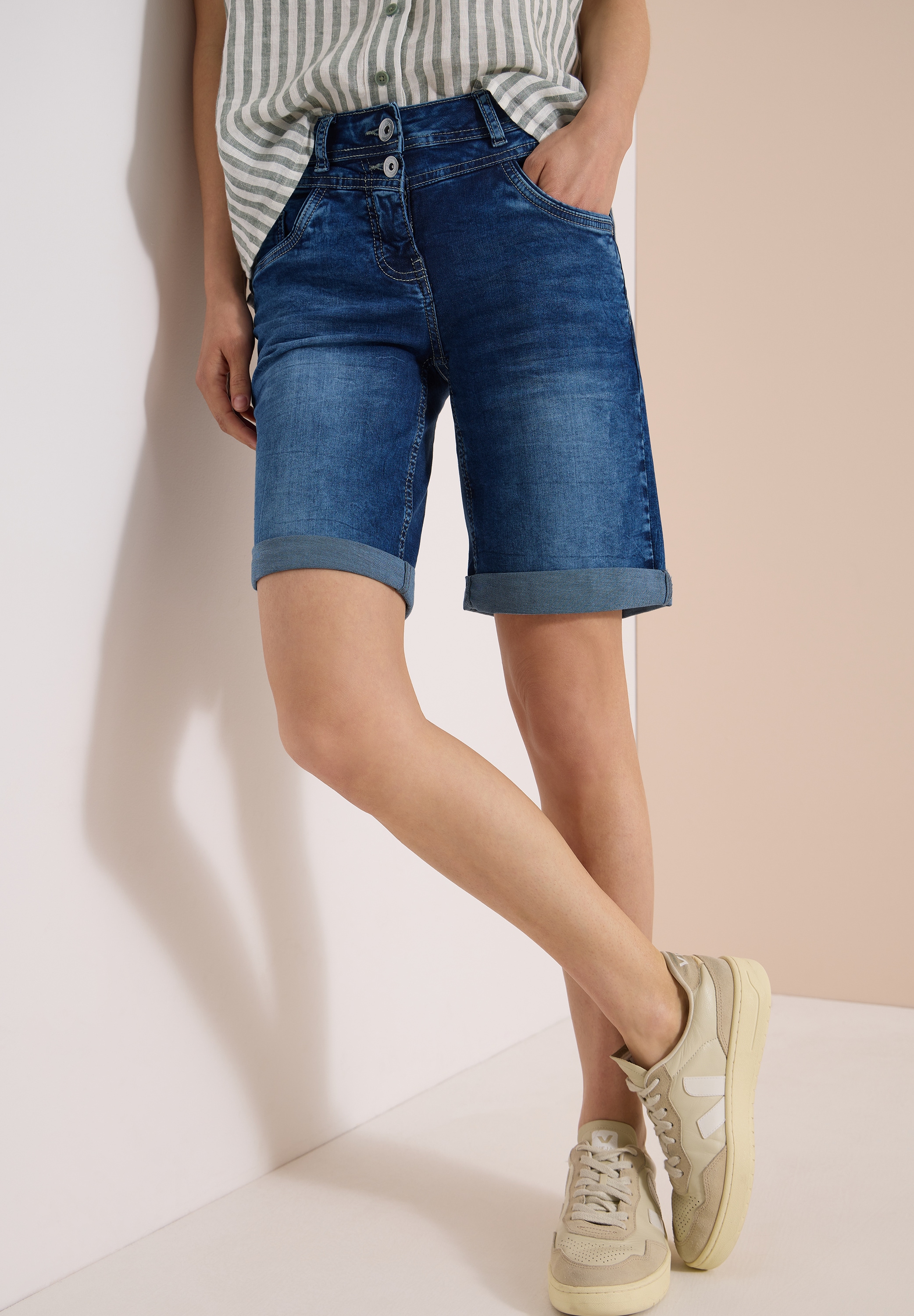 Cecil Comfort-fit-Jeans aus Baumwolle mit Stretchanteil