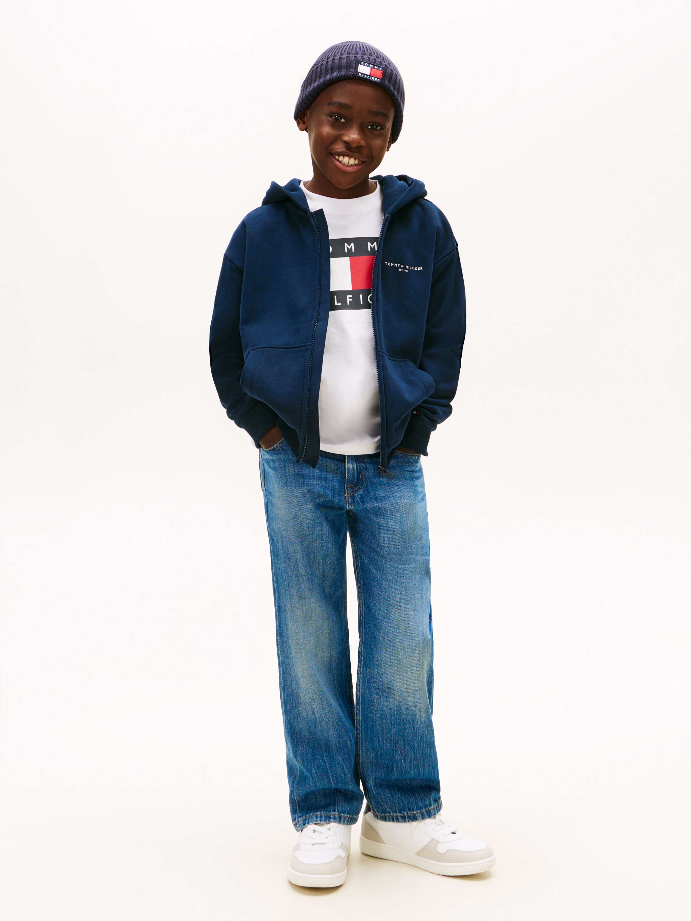 Tommy Hilfiger Sweatjacke Regular fit, für Kinder bis 16 Jahre