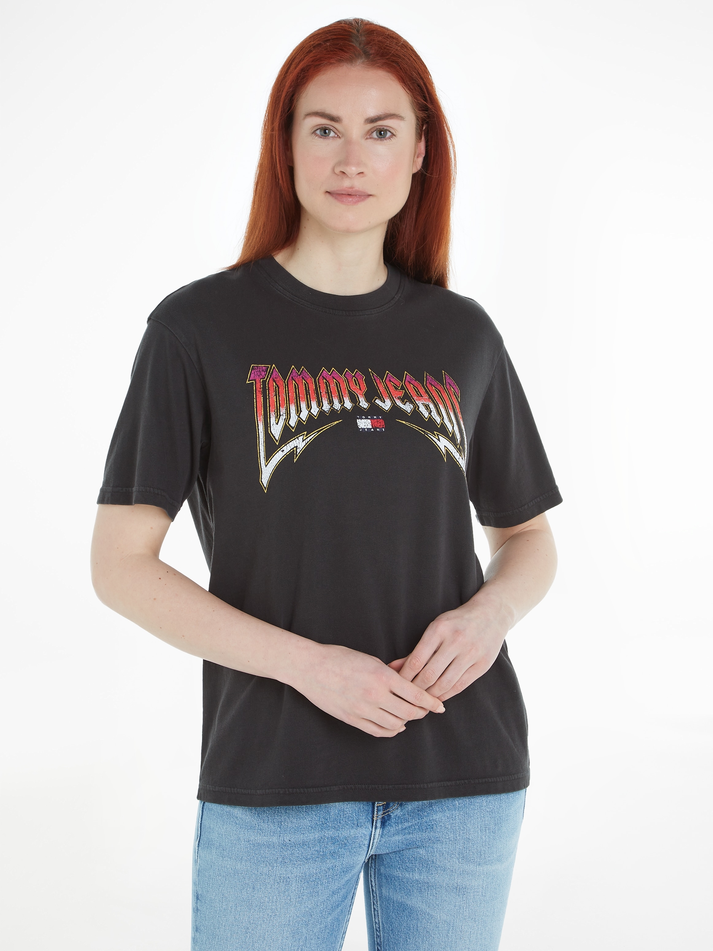 T-Shirt »TJW RLX WASHED TJ ROCK TEE«, im Used-Look