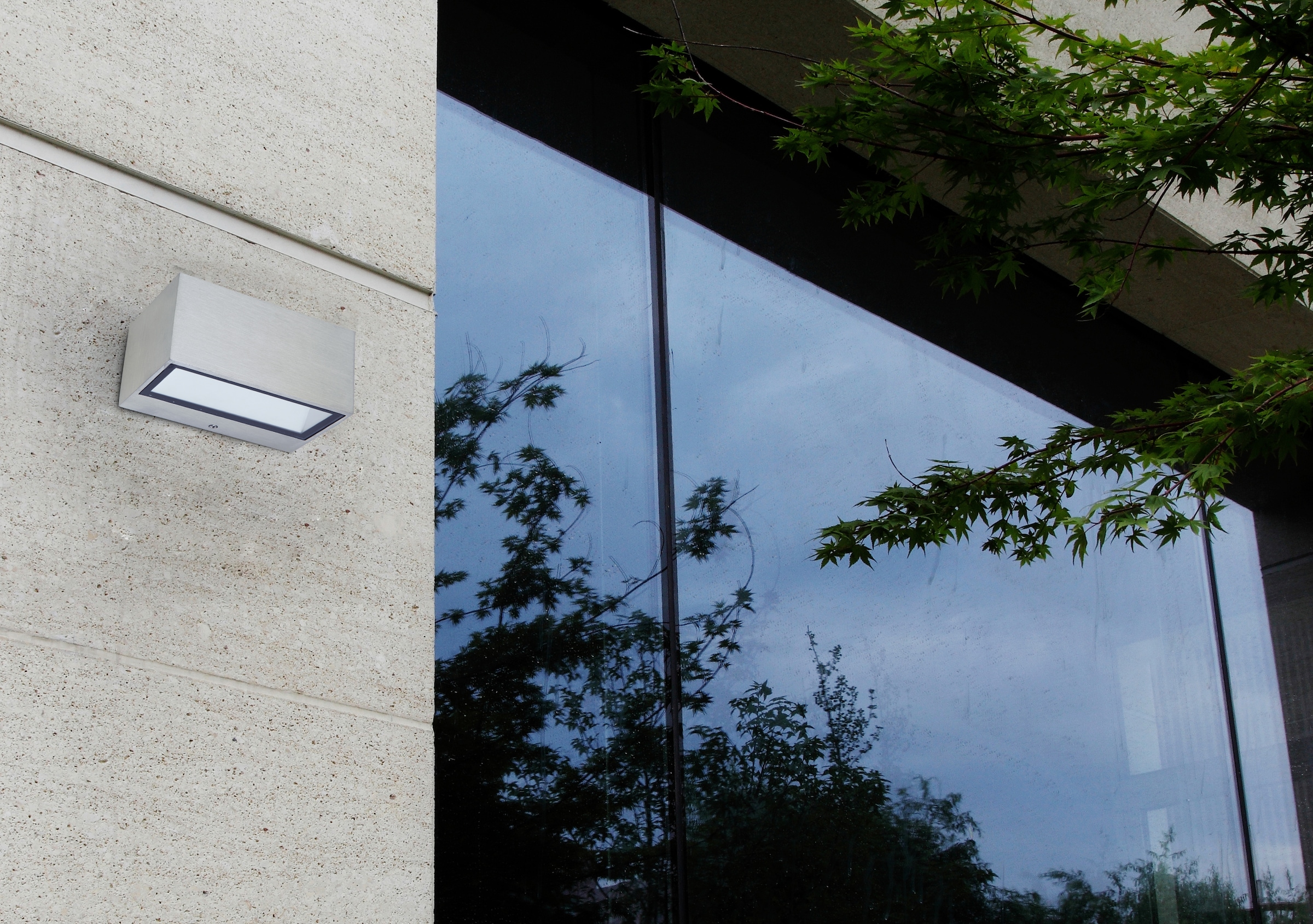 LUTEC LED Außen-Wandleuchte »LED-Aussenleuchte GEMINI«, 2 flammig, Leuchtmittel LED-Board | LED fest integriert, Up- & Downlight