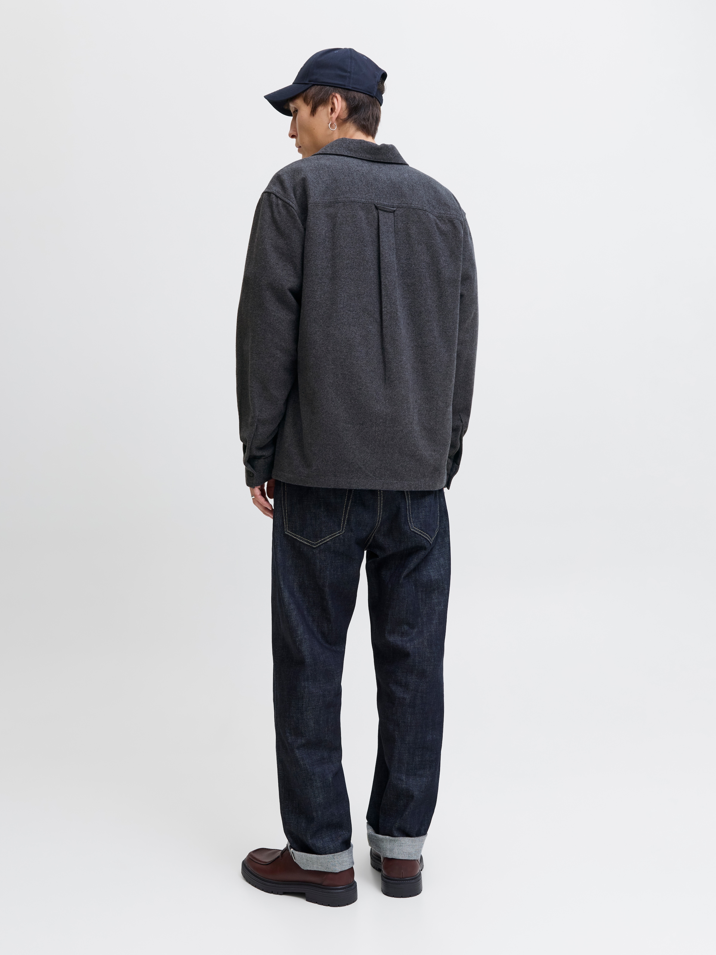 Jack & Jones Langarmhemd »JJEPERFECT MELANGE OVERSHIRT LS SN«