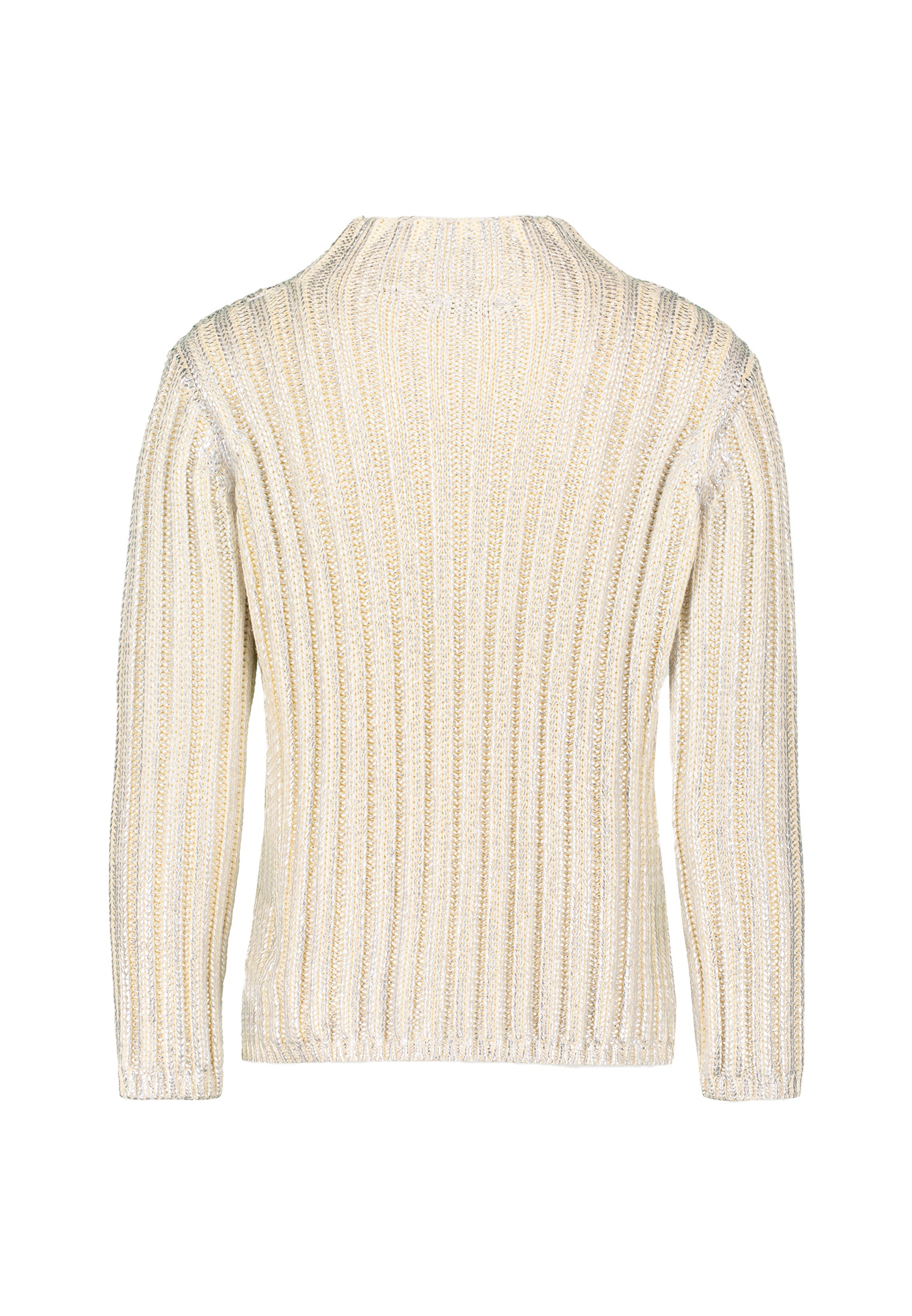 Zero Strickpullover »zero Pullover mit Silberglanz Effekt«, (1 tlg.), strukturiert