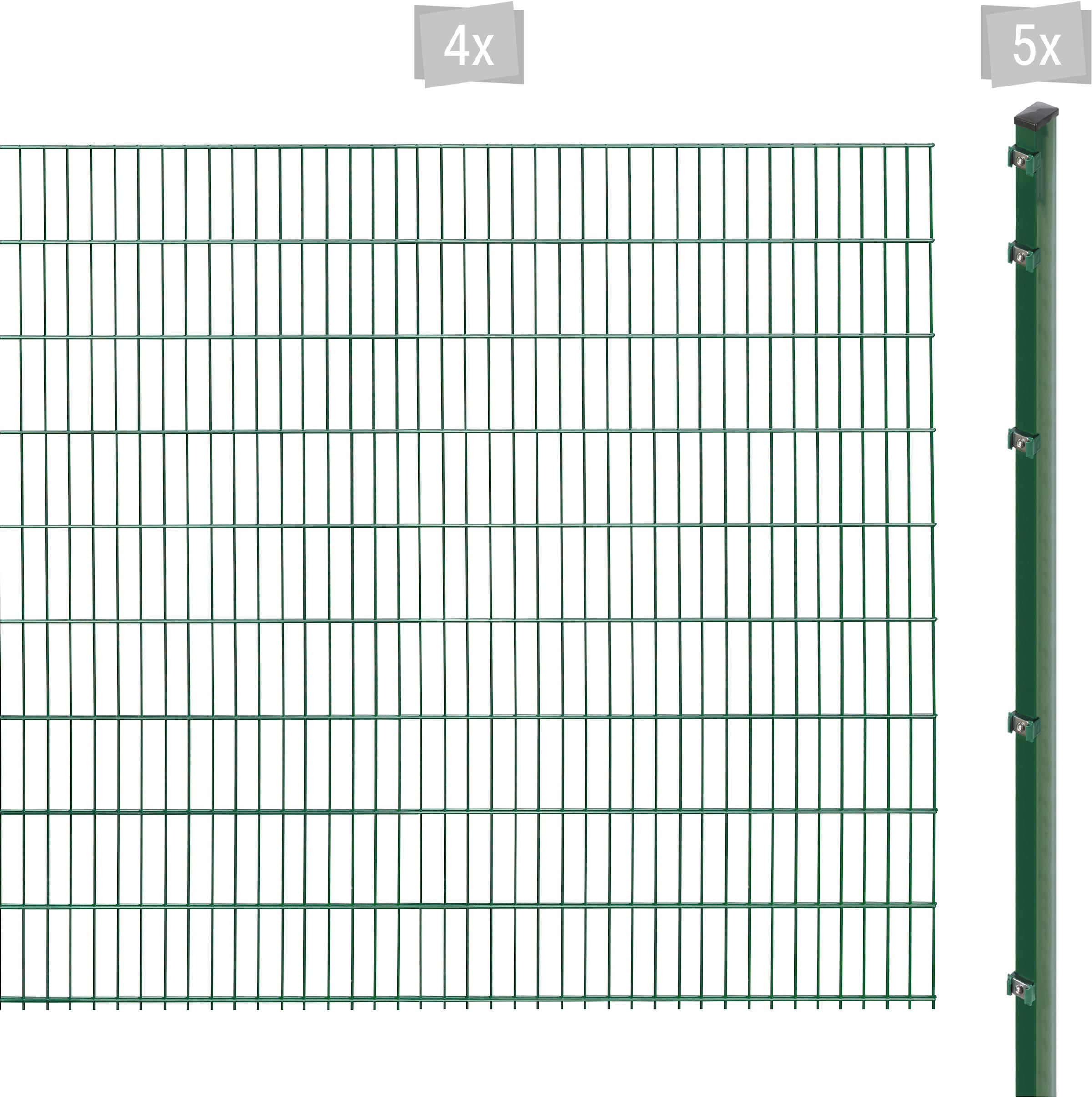 Arvotec Doppelstabmattenzaun "EXCLUSIVE 183 zum Einbetonieren", Zaunhöhe 183 cm, Zaunlänge 2 - 60 m