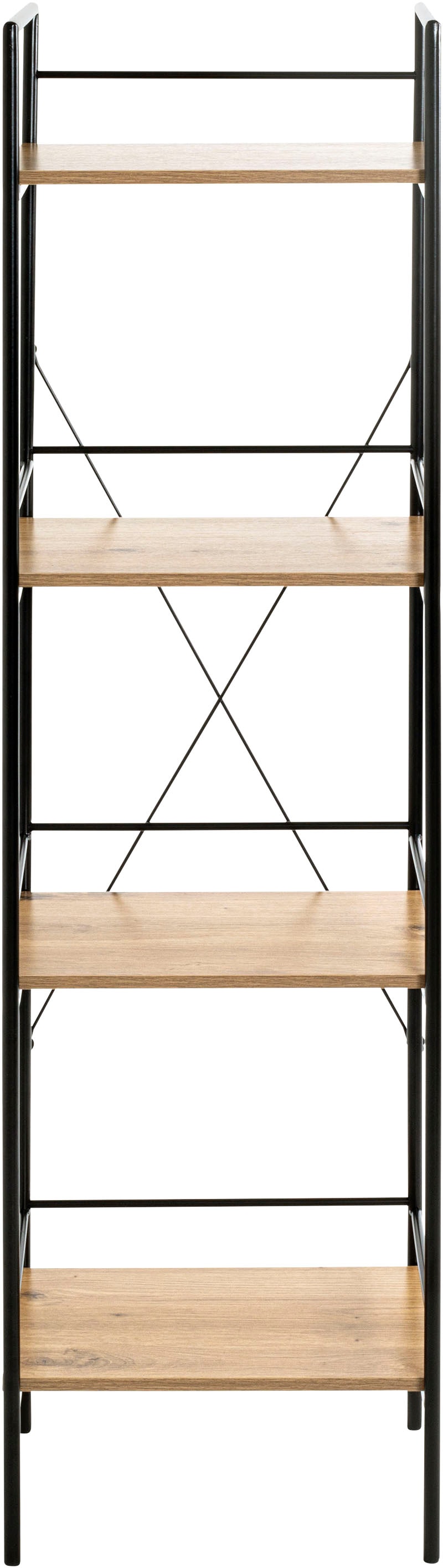 HAKU Regal »Aufbewahrungsregal, Dekoregal, Standregal« 1 Stk. tlg. rechteckig - aus MDF Braun - B/T/H 34/27/130 cm