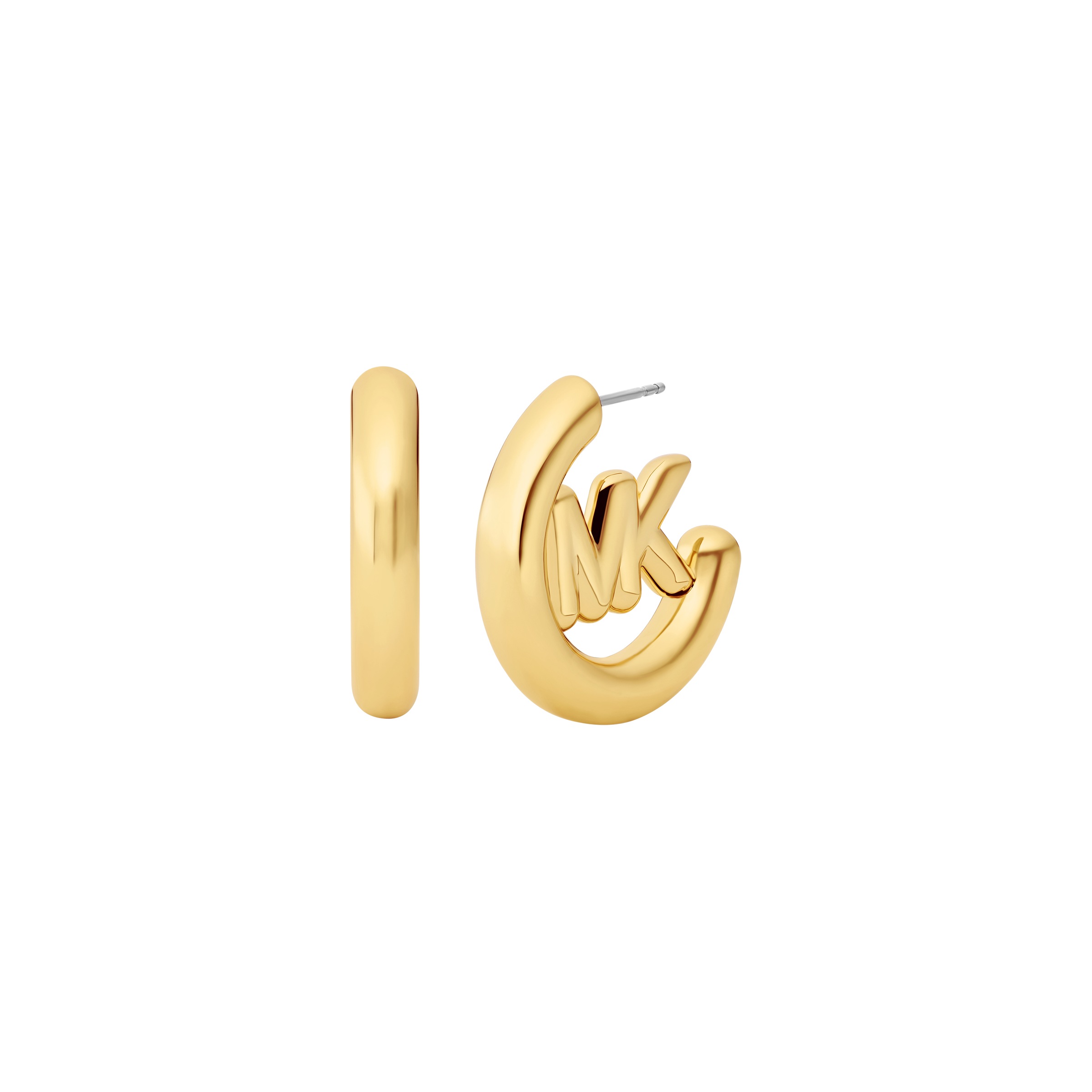 Paar Creolen MICHAEL KORS "Schmuck Geschenk Metall Ohrringe PREMIUM", gold (gelbgoldfarben, metallfarben), Ohrringe, Damen, Metall 6