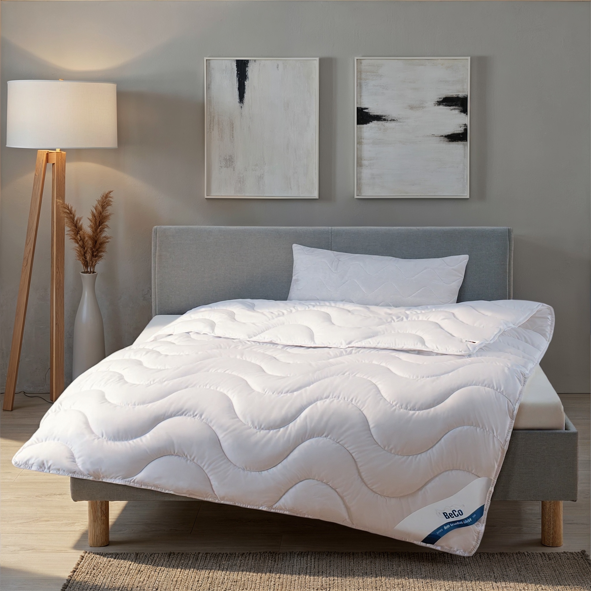 Beco Bettdecke + Kopfkissen "Sale, 2-Tlg. Set, Kissen & Bettdecke mit Welle günstig online kaufen