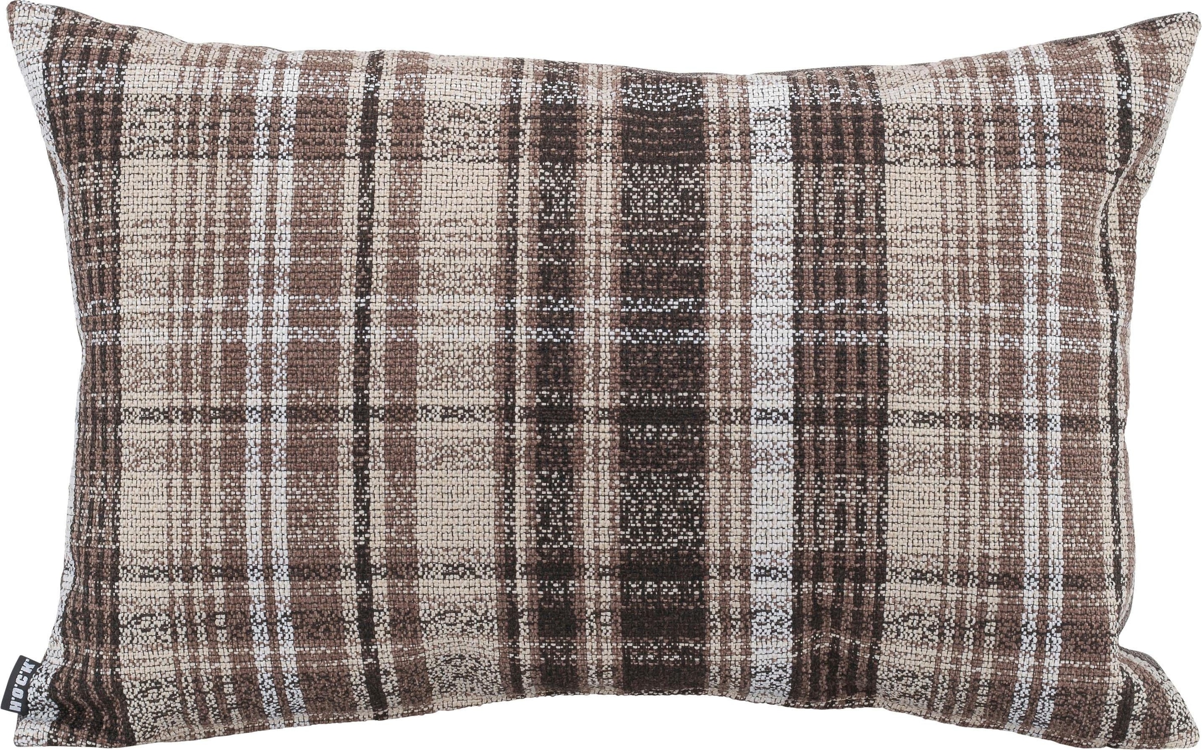 H.O.C.K. Dekokissen "Ardesia" mit Karomuster, Kissenhülle mit Füllung, 1 St günstig online kaufen