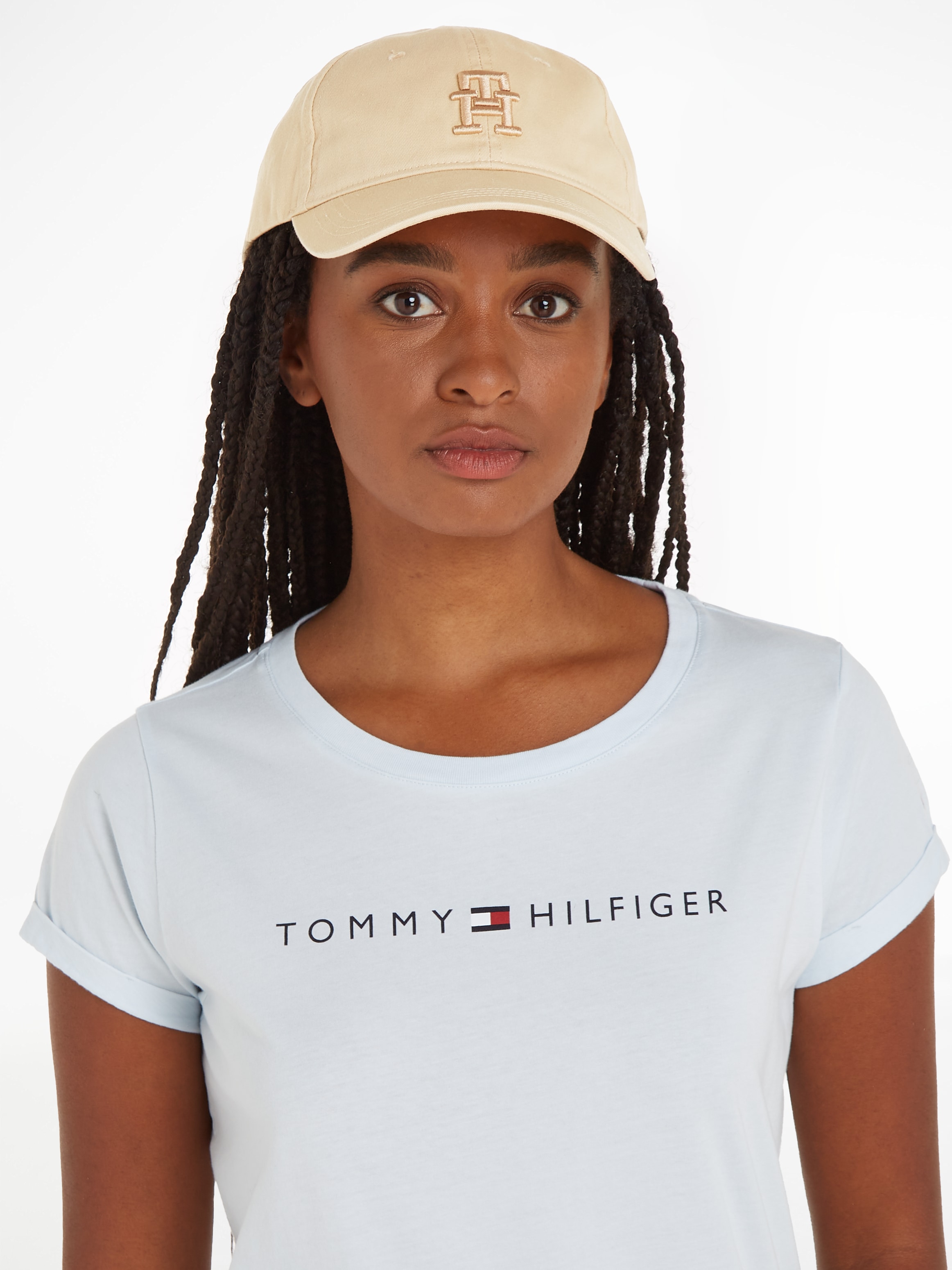 Tommy Hilfiger Baseball Cap »BEACH SUMMER SOFT CAP«, Markenstickerei