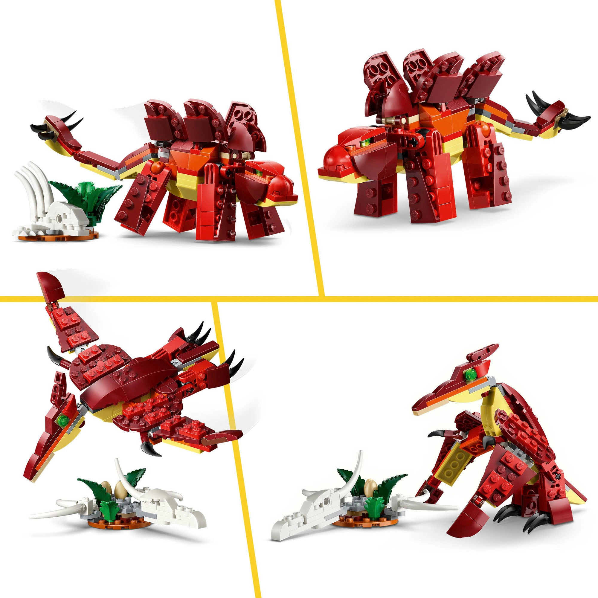 LEGO® Konstruktionsspielsteine »Wilder Dinosaurier (31379), LEGO Creator« Made in Europe