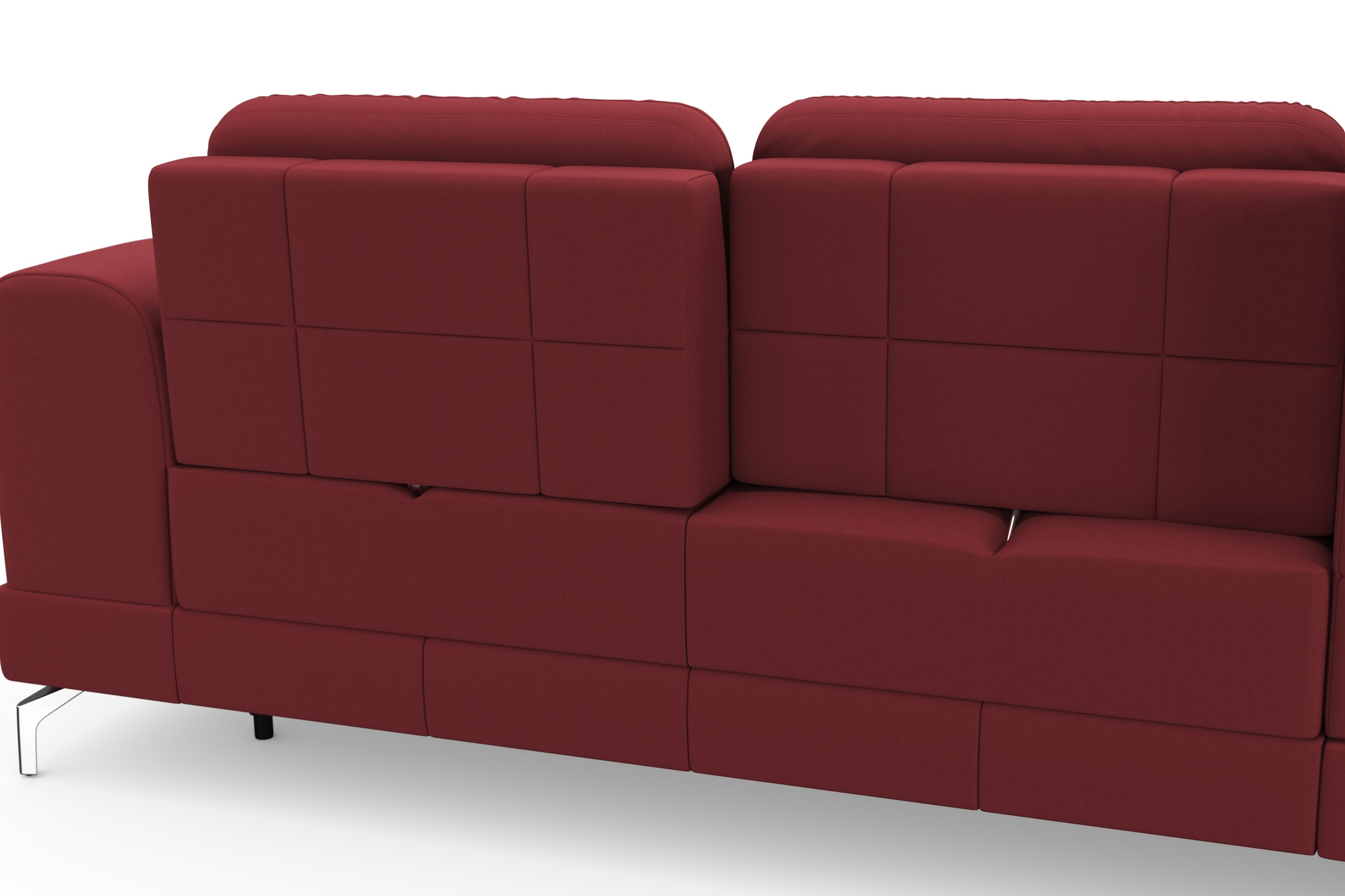 sit&more Ecksofa »Bendigo L-Form«, inklusive Sitztiefenverstellung, Bodenfreiheit 12 cm, in 2 Fußfarben