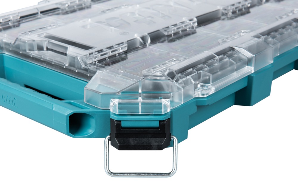 Makita Werkzeugbox »MAKTRAK Organizer flach M »P-91051« 8,14L, 11 Organizer-Behälter« Effizientes Be- und Entladen mit dem MAKTRAK Koffer Sortiment