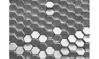 Fototapete »Designwalls Hexagon Surface 1«
