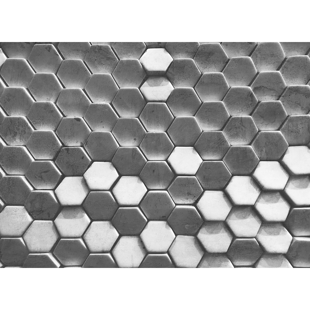 living walls Fototapete »Designwalls Hexagon Surface 1«