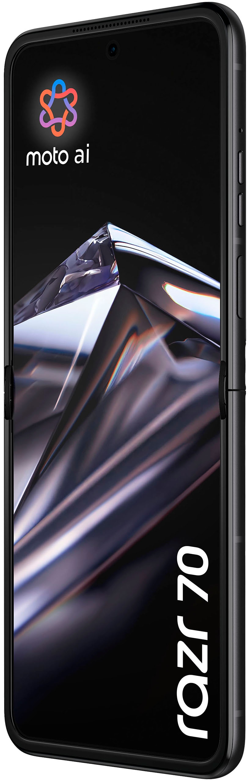 Motorola Smartphone »razr 70 256GB Swarovski Edition« PANTONE® Meteorite