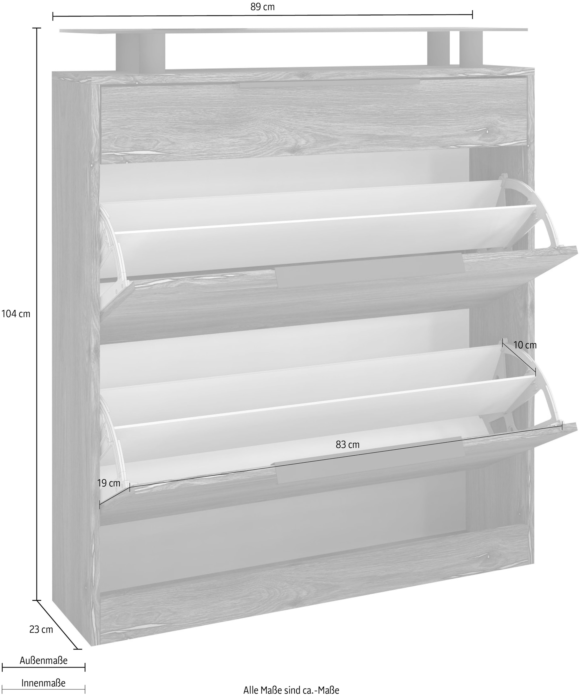 borchardt Möbel Schuhschrank »Tom«, stehend