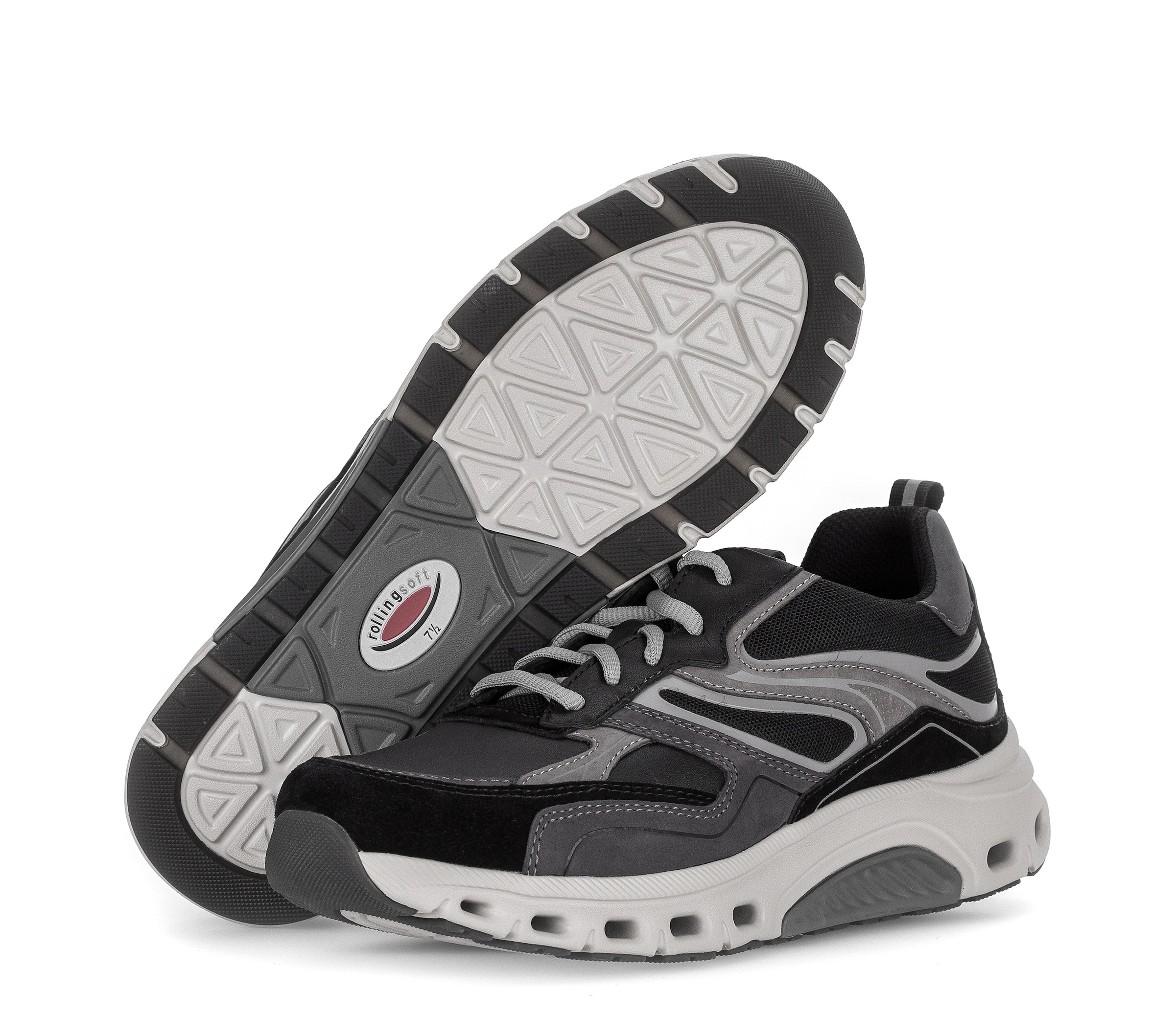 rollingsoft Sneaker  Halbschuh, Schnürschuh in Bequemweite G (= weit)