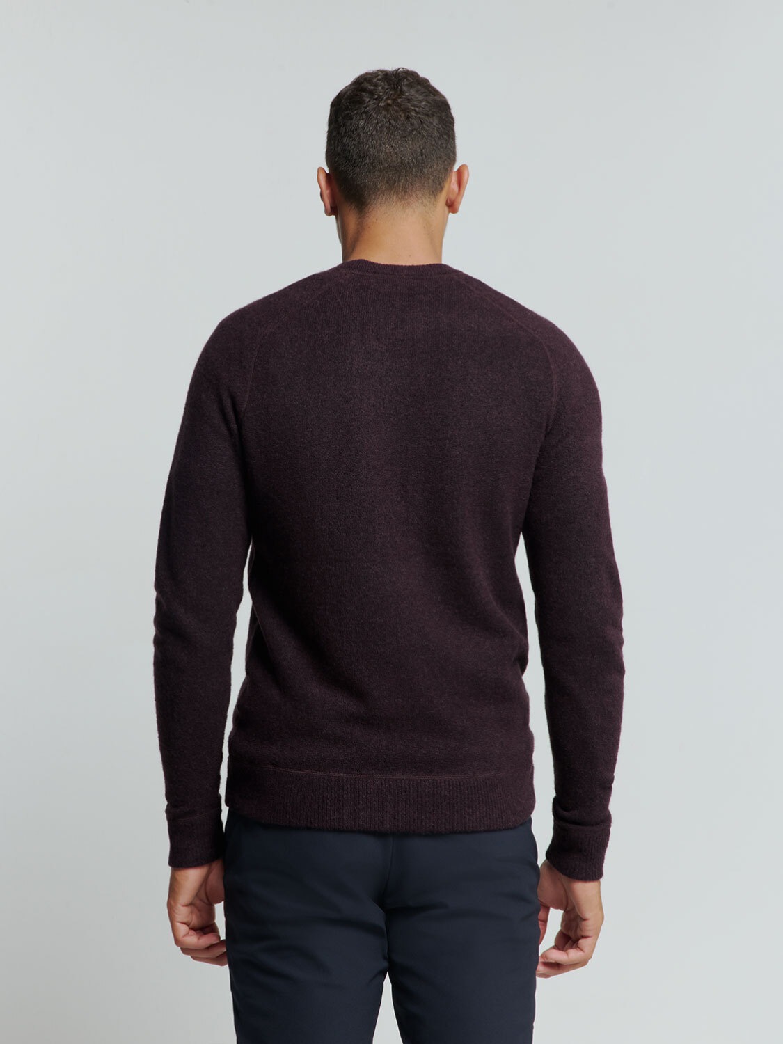 NO EXCESS Rundhalspullover »No Excess Soft-Touch-Pullover mit Wolle«